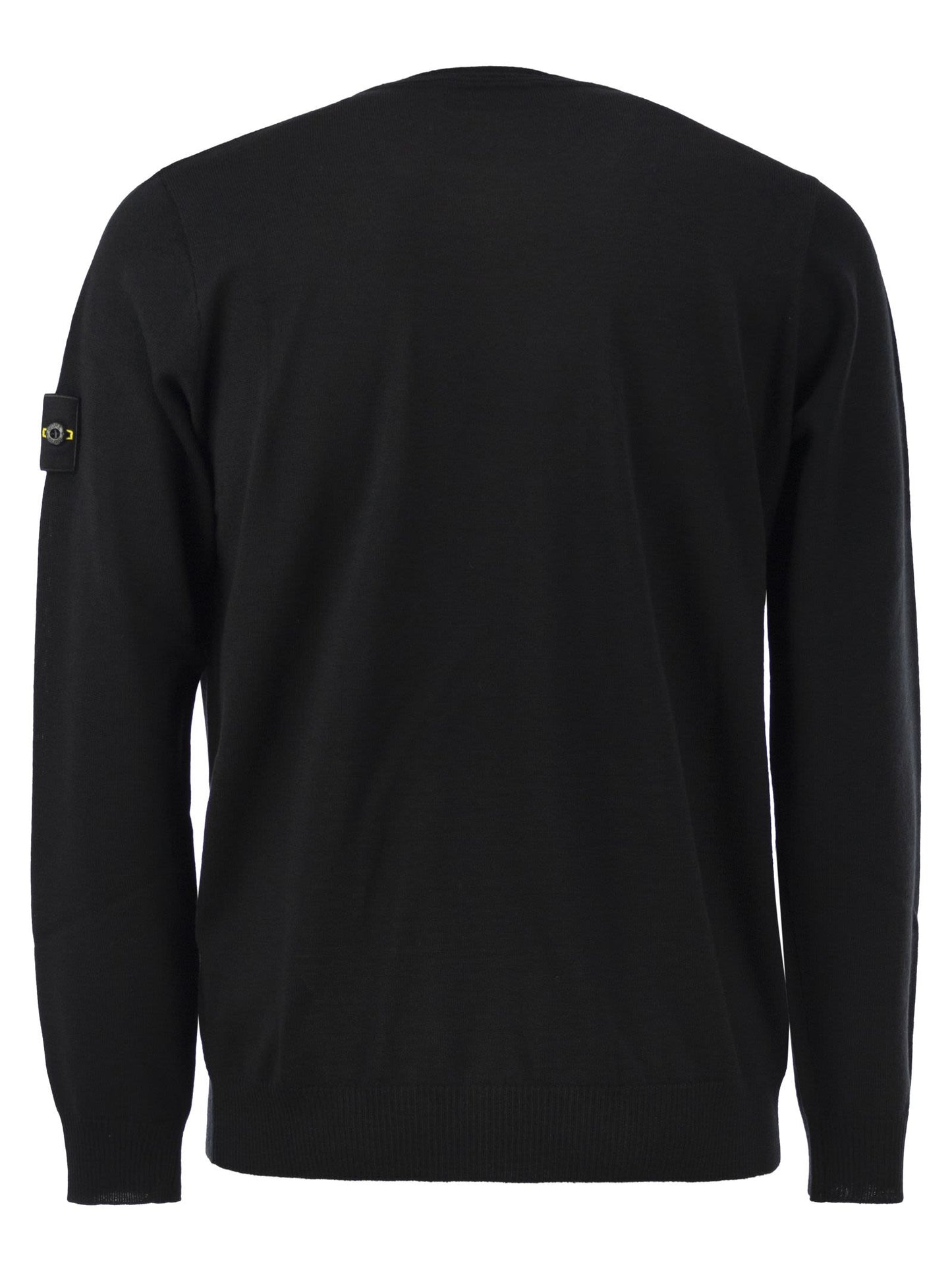 Stone Island Men Round-Neck Jumper With Embossed Stitching STONE ISLAND