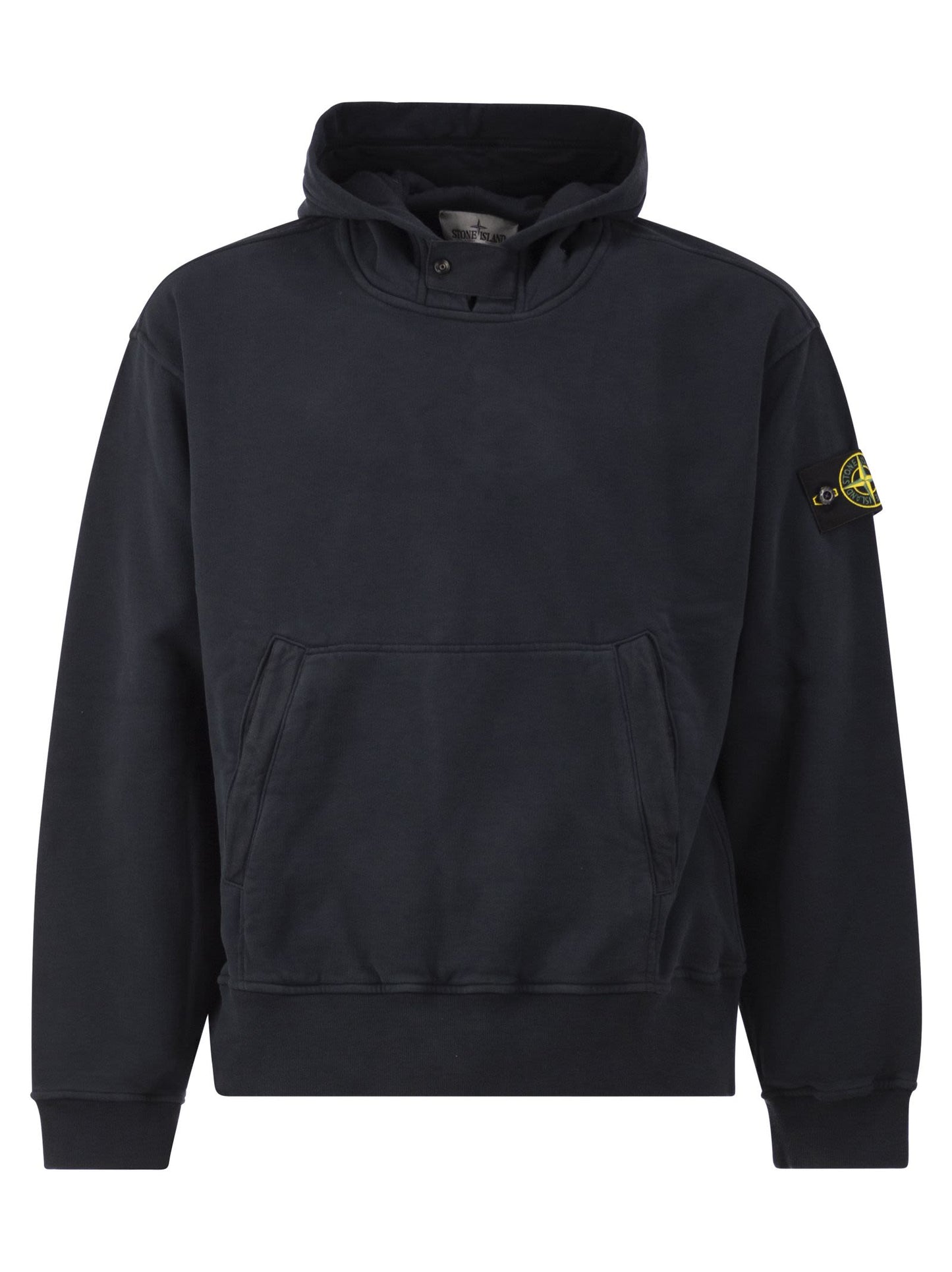 Stone Island Men Oversized Hoodie With Raglan Sleeves STONE ISLAND