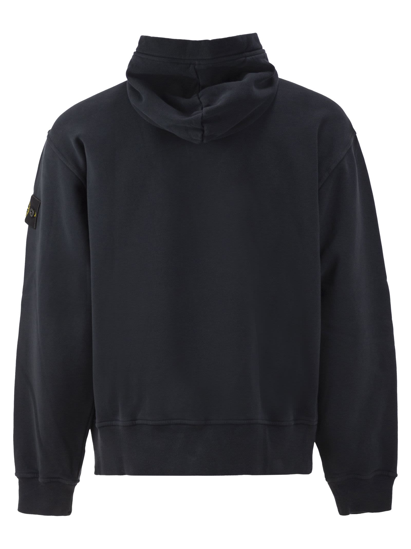 Stone Island Men Oversized Hoodie With Raglan Sleeves STONE ISLAND