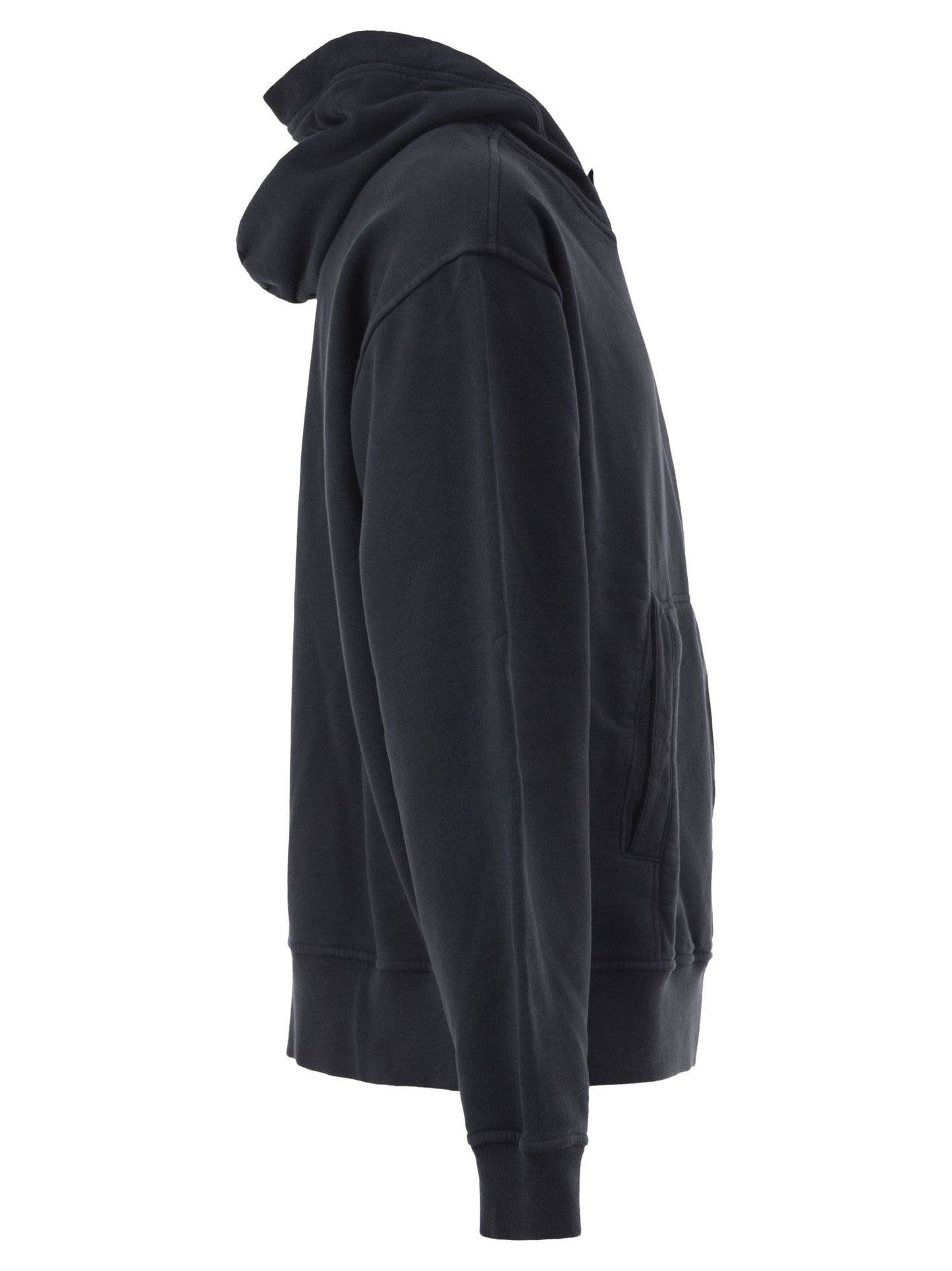 Stone Island Men Oversized Hoodie With Raglan Sleeves STONE ISLAND