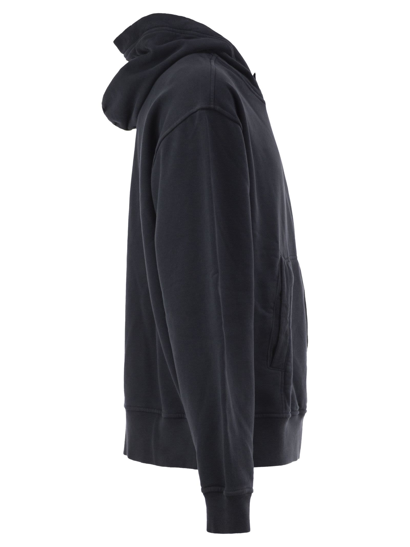 Stone Island Men Oversized Hoodie With Raglan Sleeves STONE ISLAND