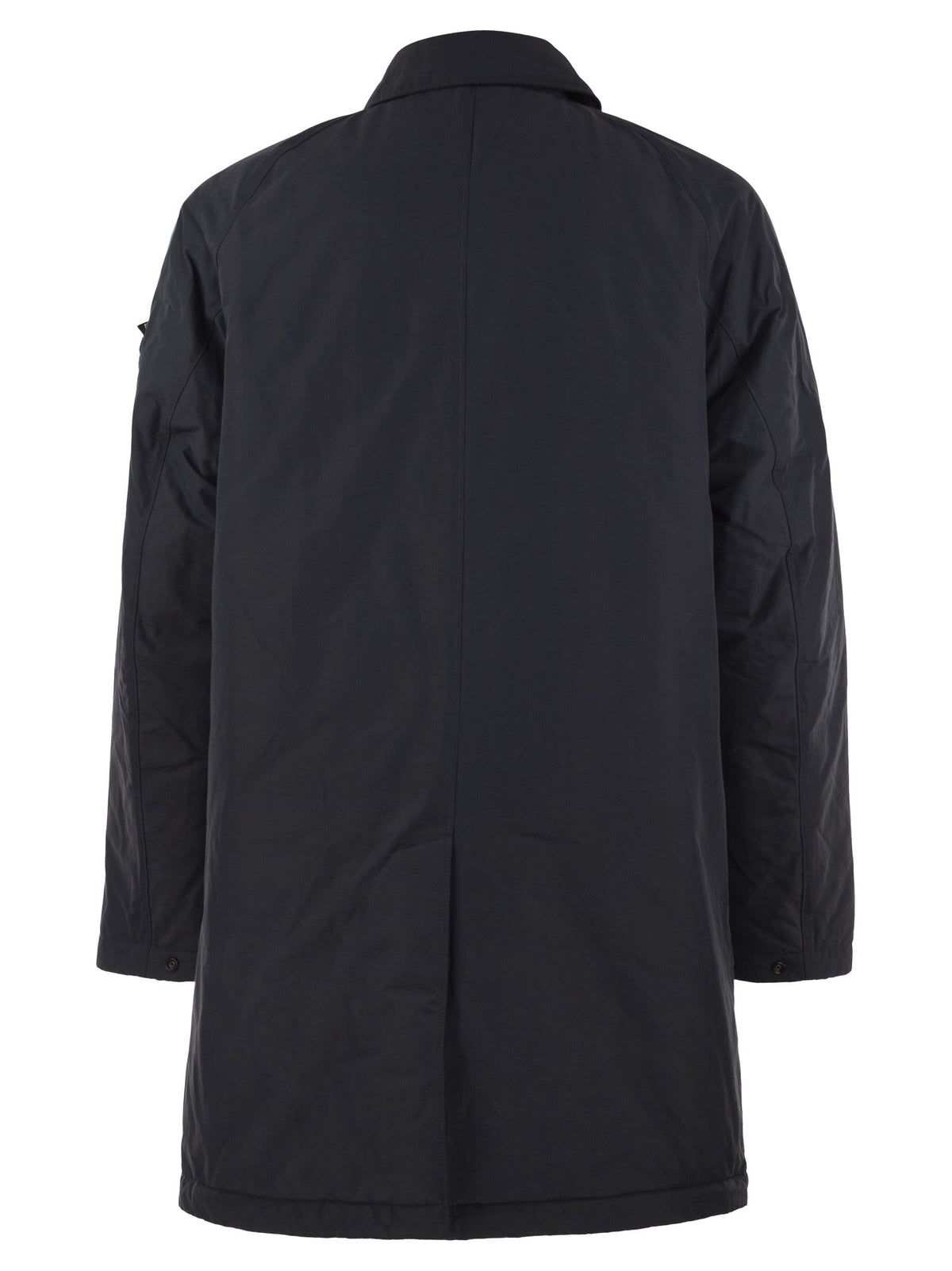 Stone Island Men Micro Reps Padded Coat With Compass Badge STONE ISLAND