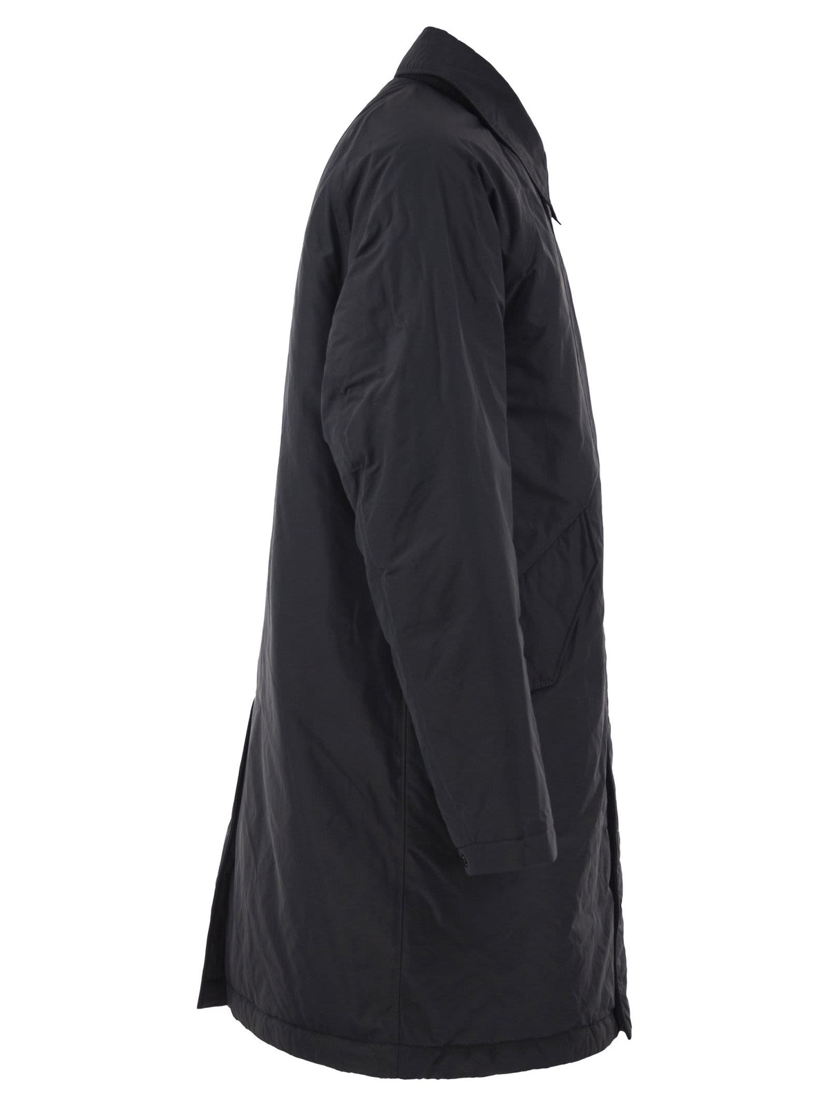 Stone Island Men Micro Reps Padded Coat With Compass Badge STONE ISLAND