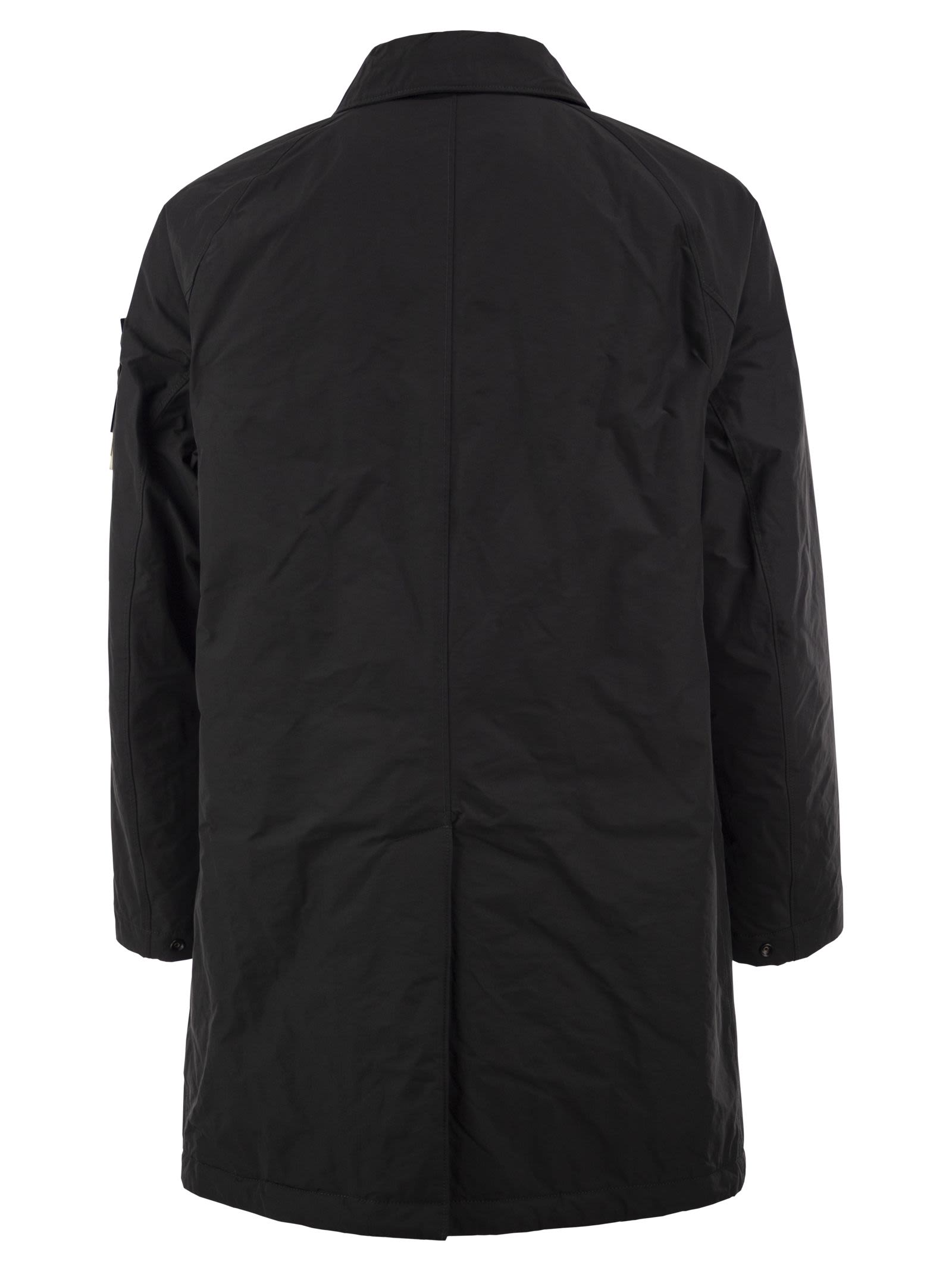 Stone Island Men Micro Reps Padded Coat With Compass Badge STONE ISLAND
