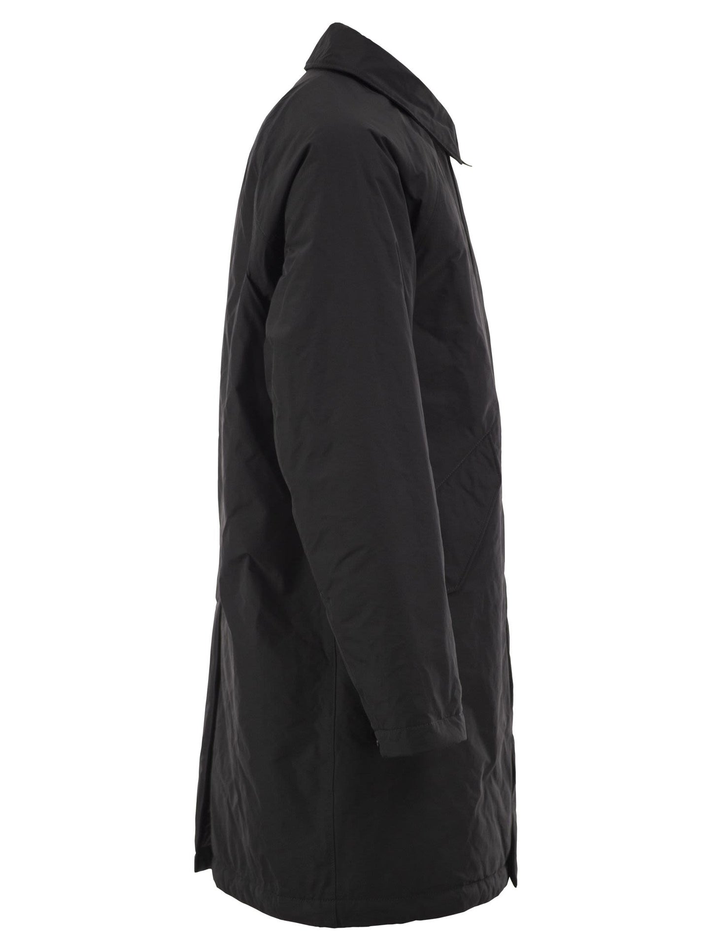 Stone Island Men Micro Reps Padded Coat With Compass Badge STONE ISLAND