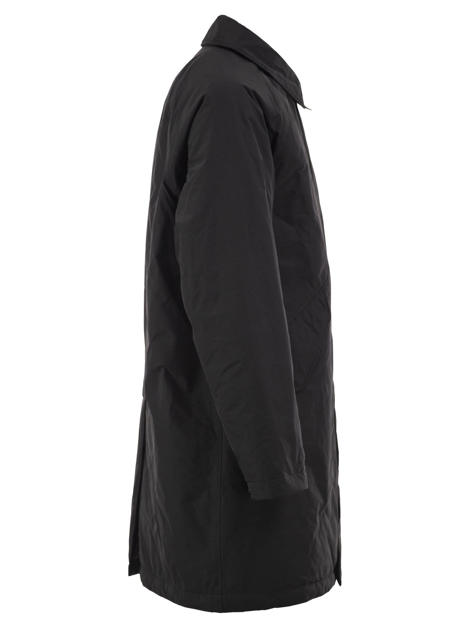 Stone Island Men Micro Reps Padded Coat With Compass Badge STONE ISLAND