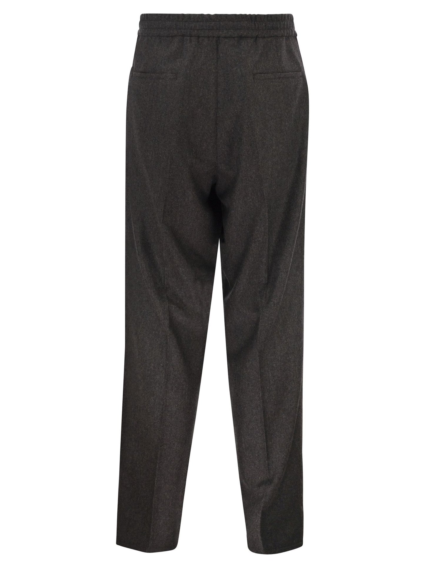 Brunello Cucinelli Men Tailored Jogger Trousers In Virgin Wool BRUNELLO CUCINELLI