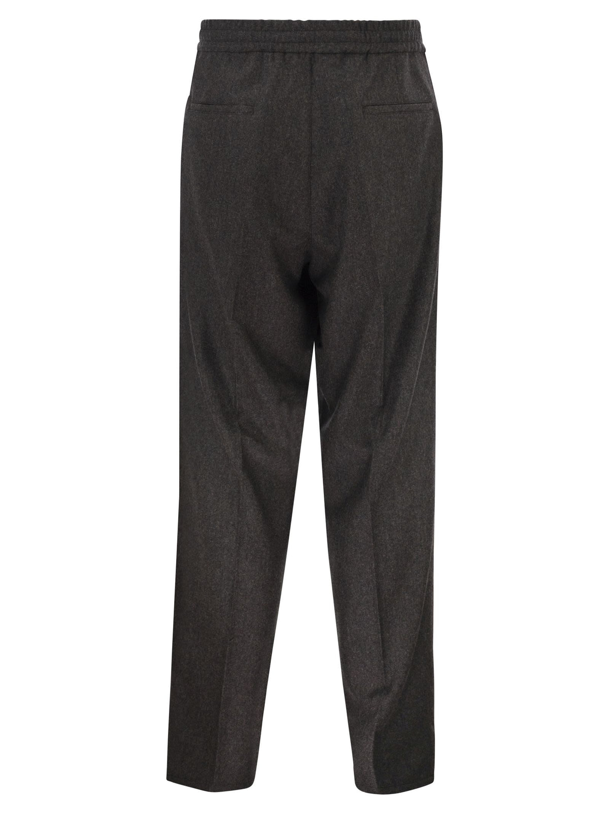 Brunello Cucinelli Men Tailored Jogger Trousers In Virgin Wool BRUNELLO CUCINELLI