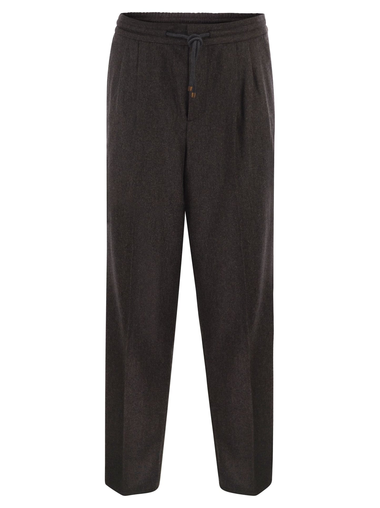 Brunello Cucinelli Men Tailored Jogger Trousers In Virgin Wool BRUNELLO CUCINELLI