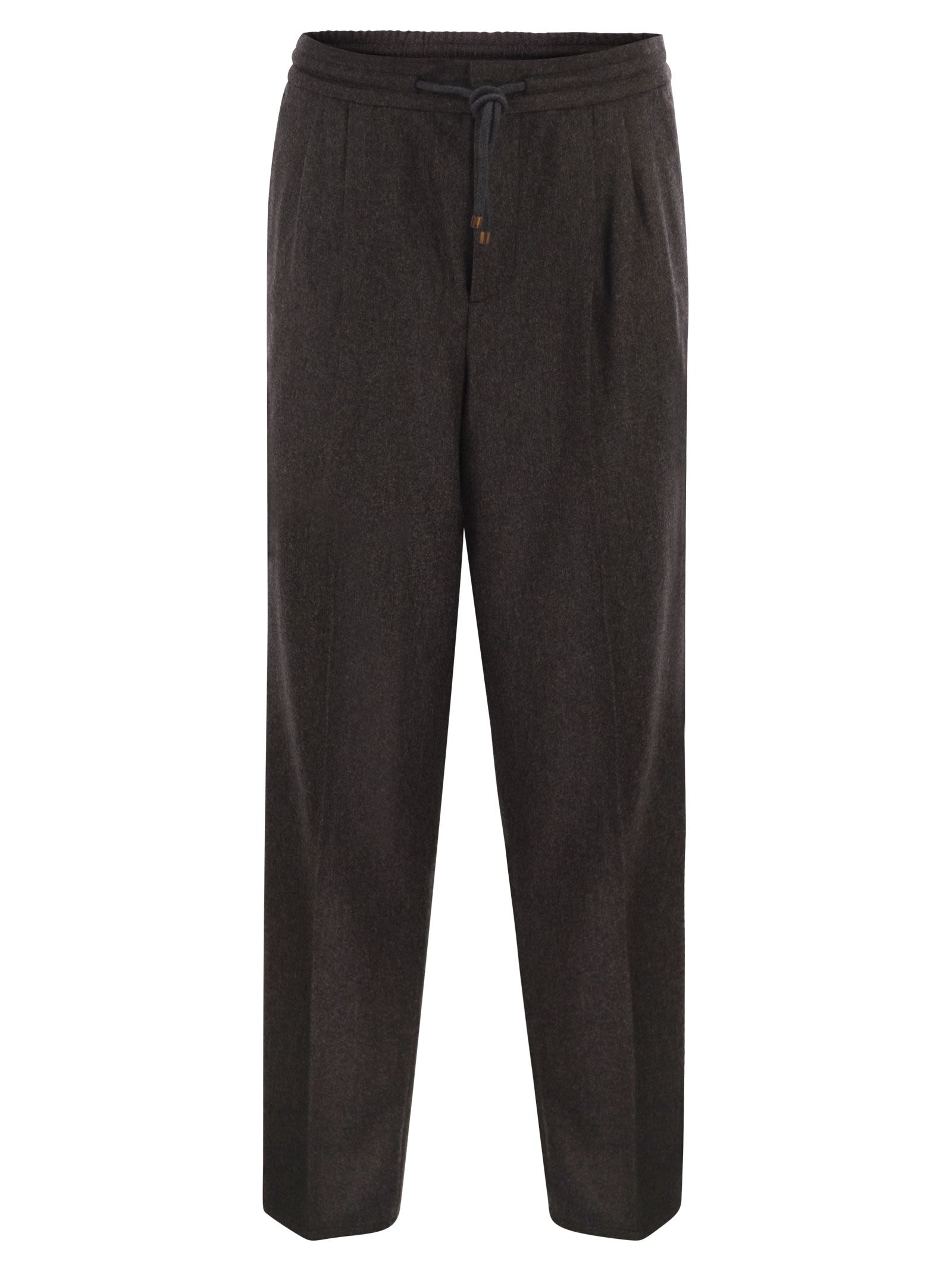 Brunello Cucinelli Men Tailored Jogger Trousers In Virgin Wool BRUNELLO CUCINELLI