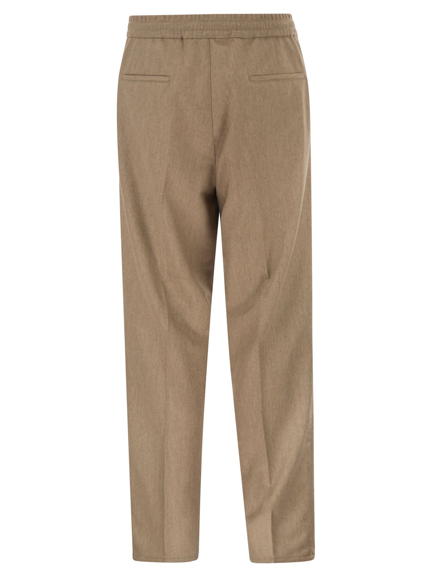 Brunello Cucinelli Men Tailored Jogger Trousers In Virgin Wool BRUNELLO CUCINELLI