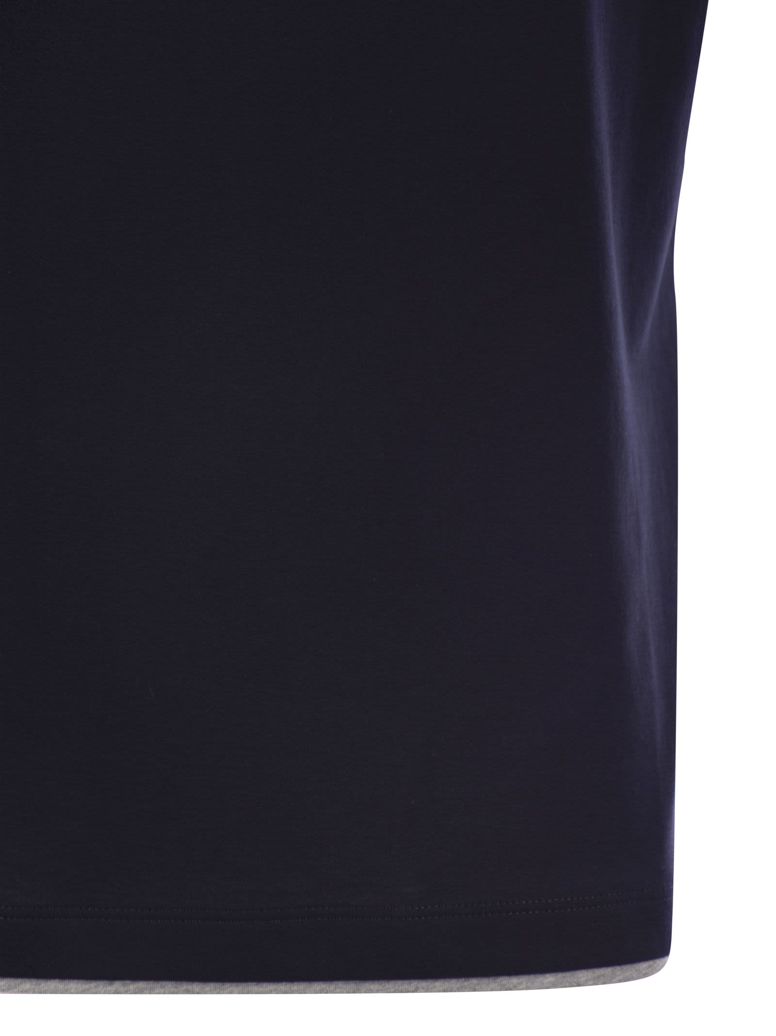 Brunello Cucinelli Men Slim Fit Crew-Neck T-Shirt In Lightweight Cotton Jersey BRUNELLO CUCINELLI