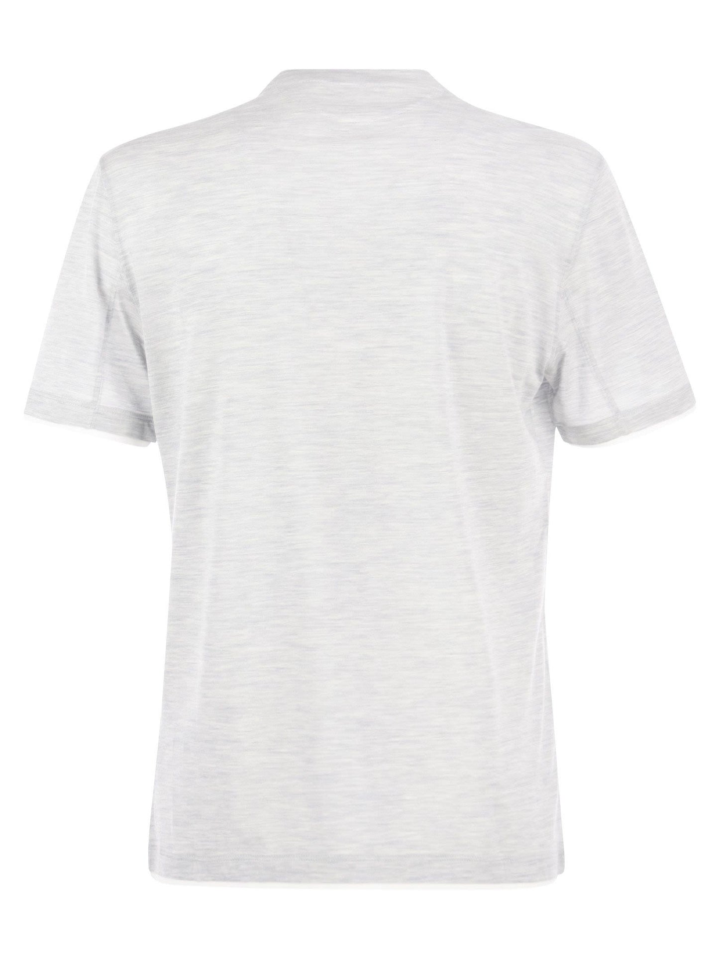 Brunello Cucinelli Men Slim Fit Crew-Neck T-Shirt In Lightweight Cotton Jersey BRUNELLO CUCINELLI