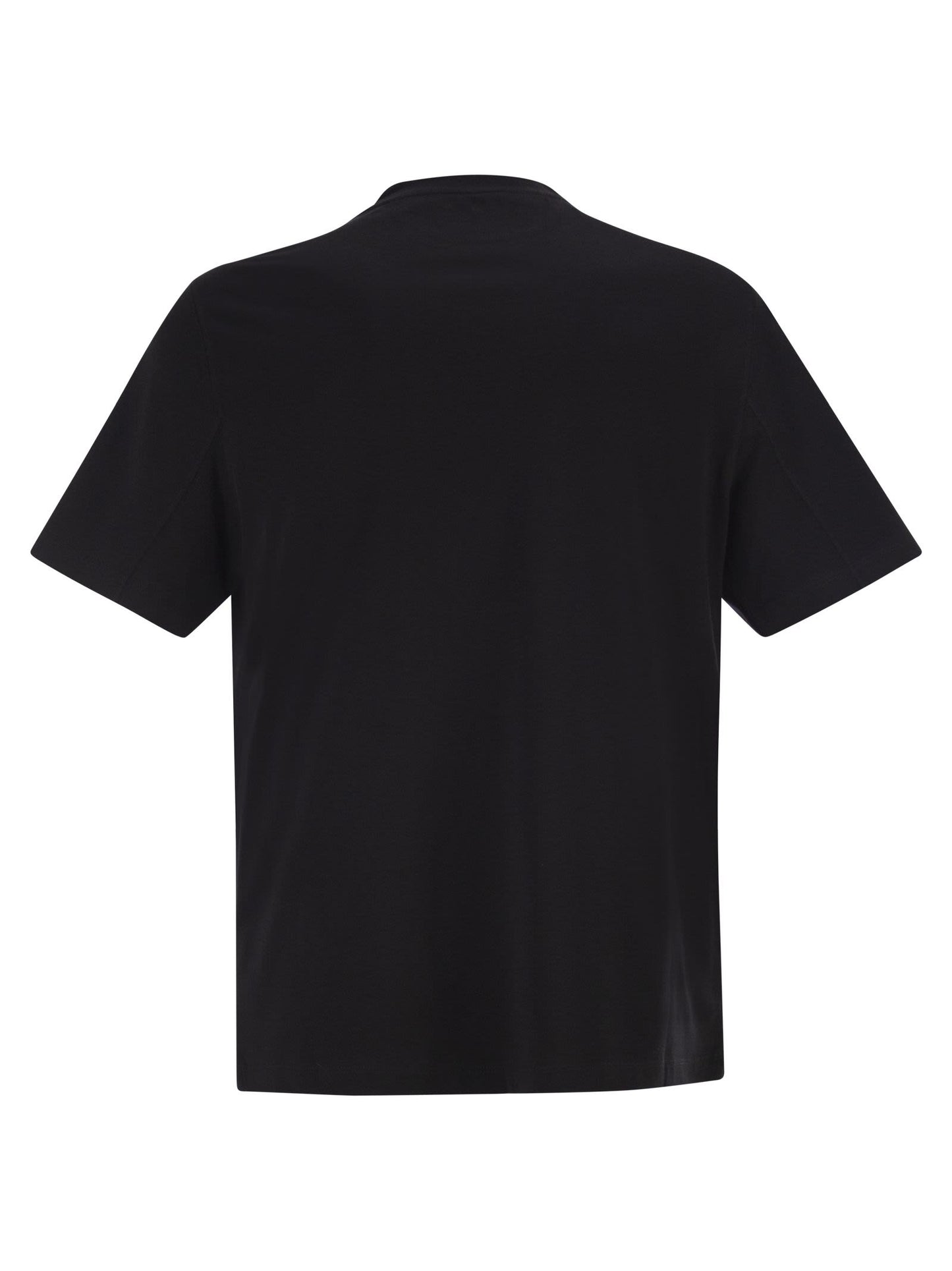 Brunello Cucinelli Men Cotton Jersey Crew Neck T-Shirt With Print BRUNELLO CUCINELLI