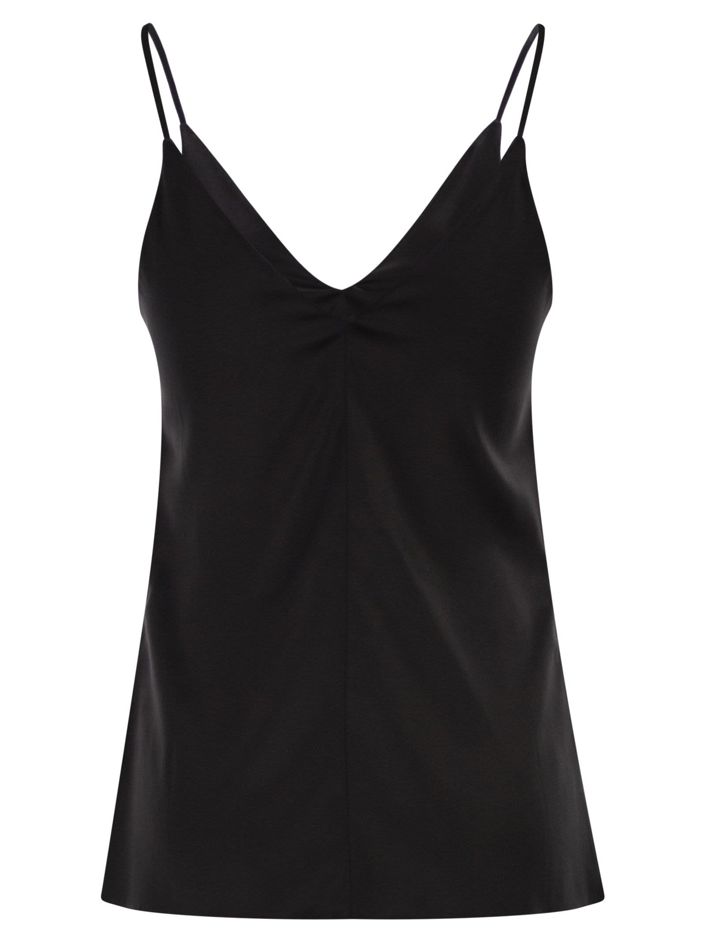 Brunello Cucinelli Women Stretch Silk Satin Top BRUNELLO CUCINELLI