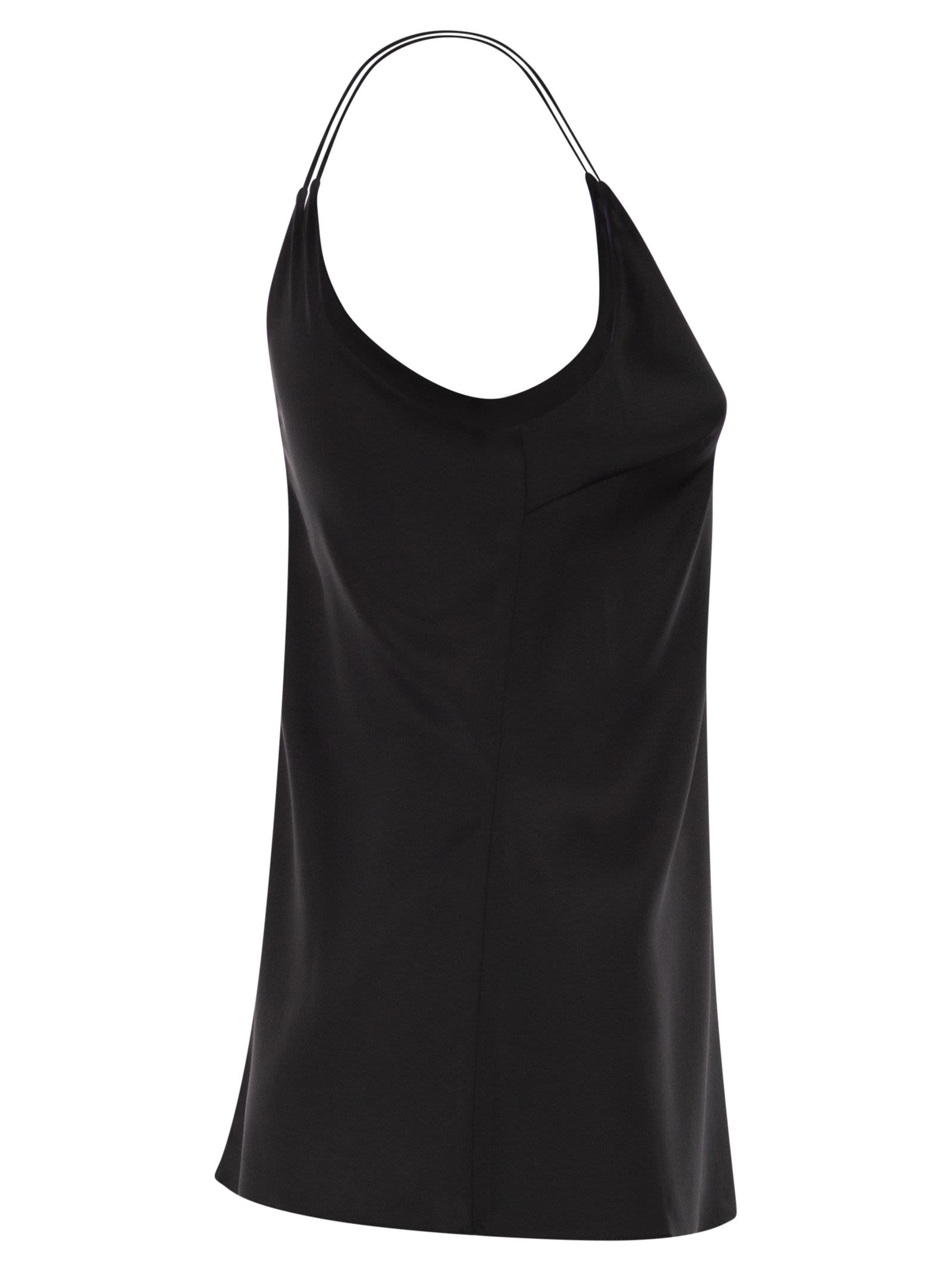Brunello Cucinelli Women Stretch Silk Satin Top BRUNELLO CUCINELLI