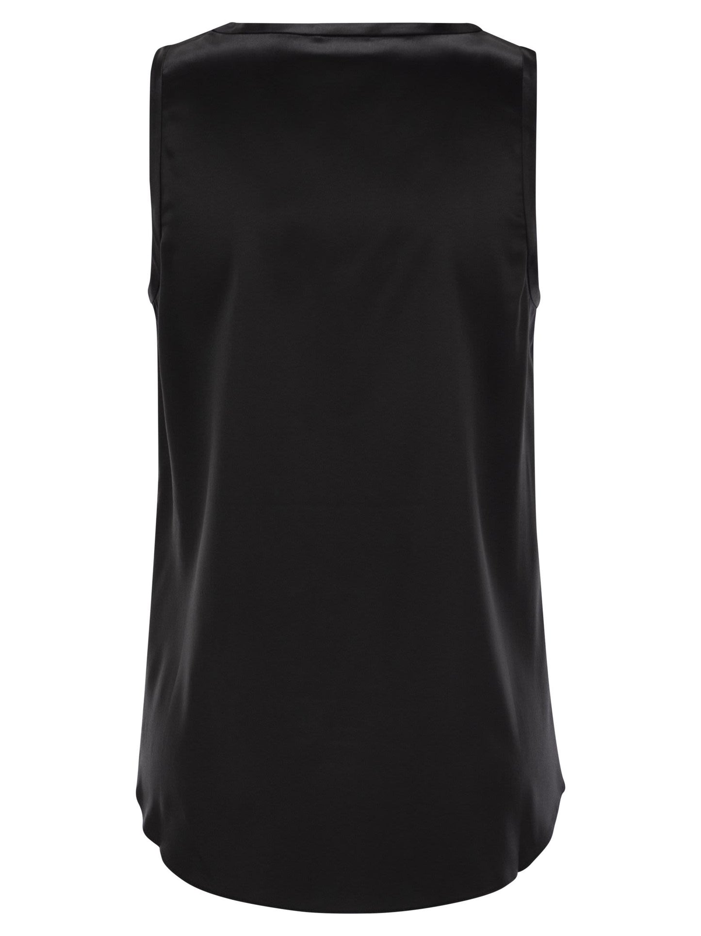 Brunello Cucinelli Women Stretch Silk Satin Top BRUNELLO CUCINELLI