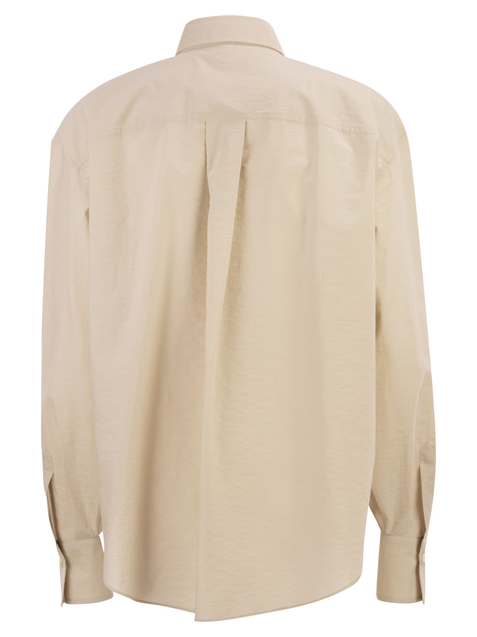 Brunello Cucinelli Women Shirt With Floral Embroidery And Sequins BRUNELLO CUCINELLI