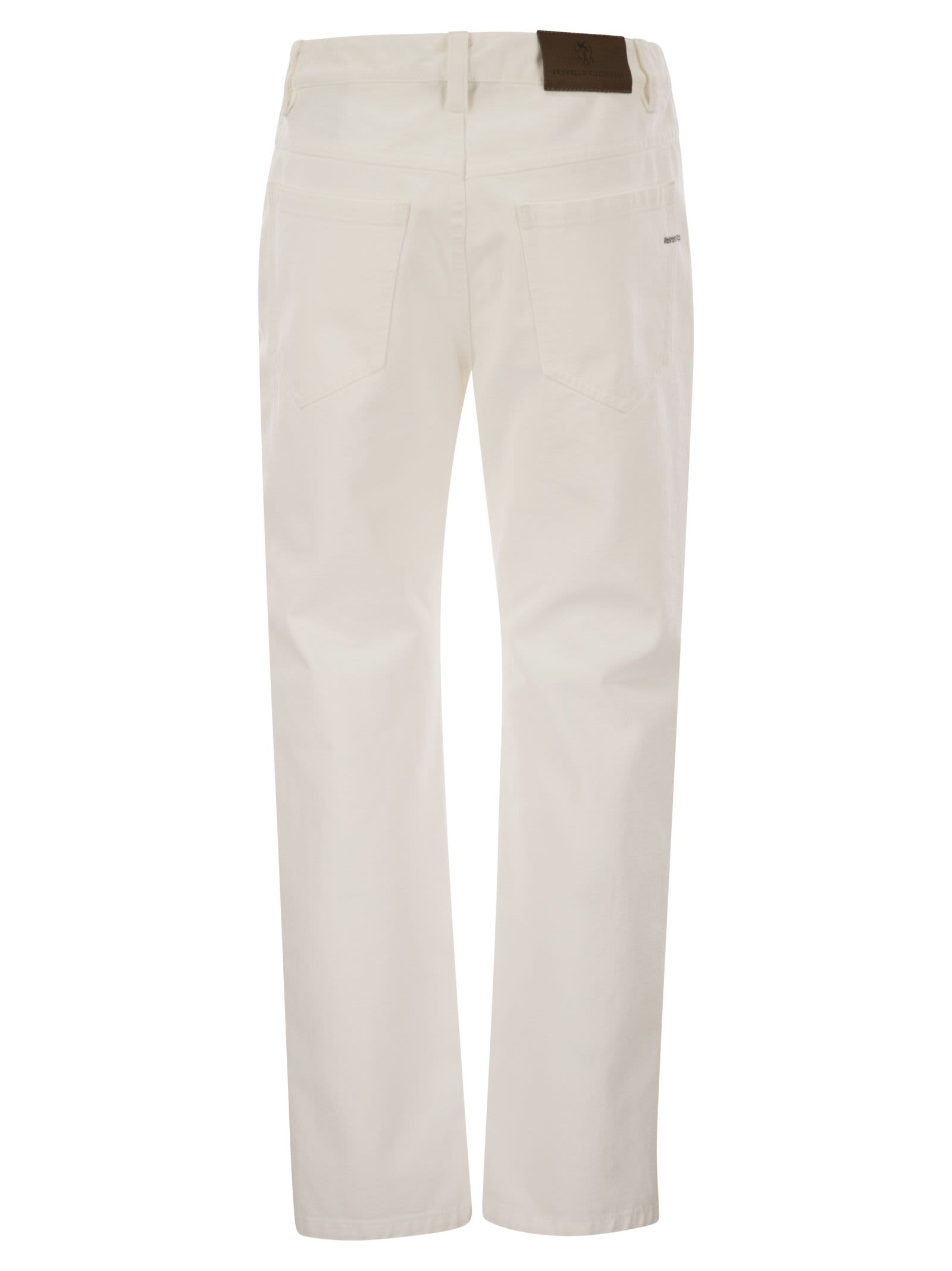 Brunello Cucinelli Women Cotton 5-Pocket Trousers BRUNELLO CUCINELLI