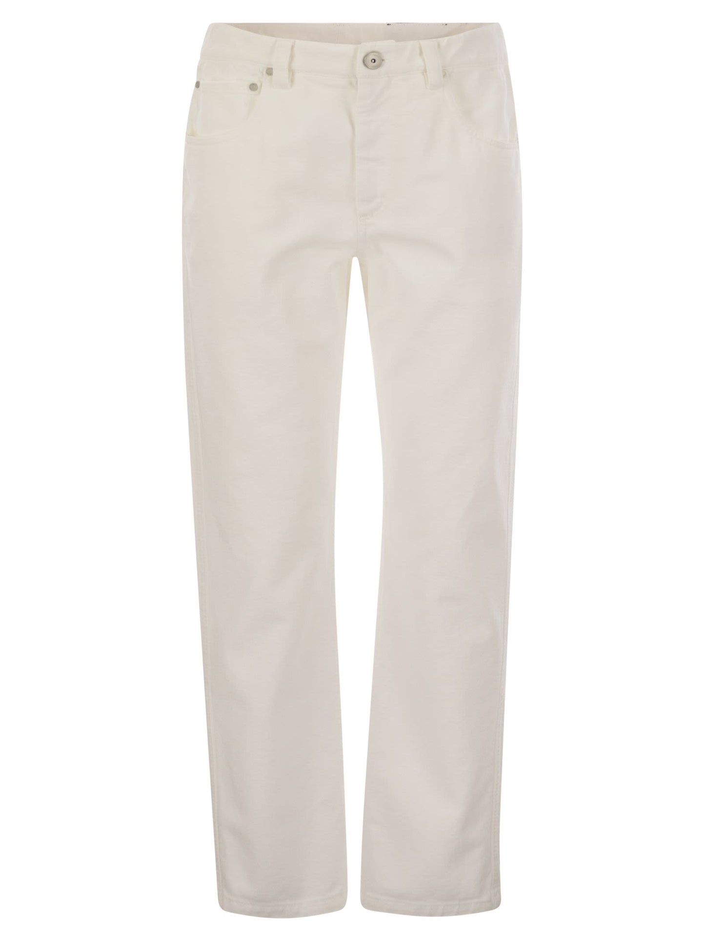 Brunello Cucinelli Women Cotton 5-Pocket Trousers BRUNELLO CUCINELLI