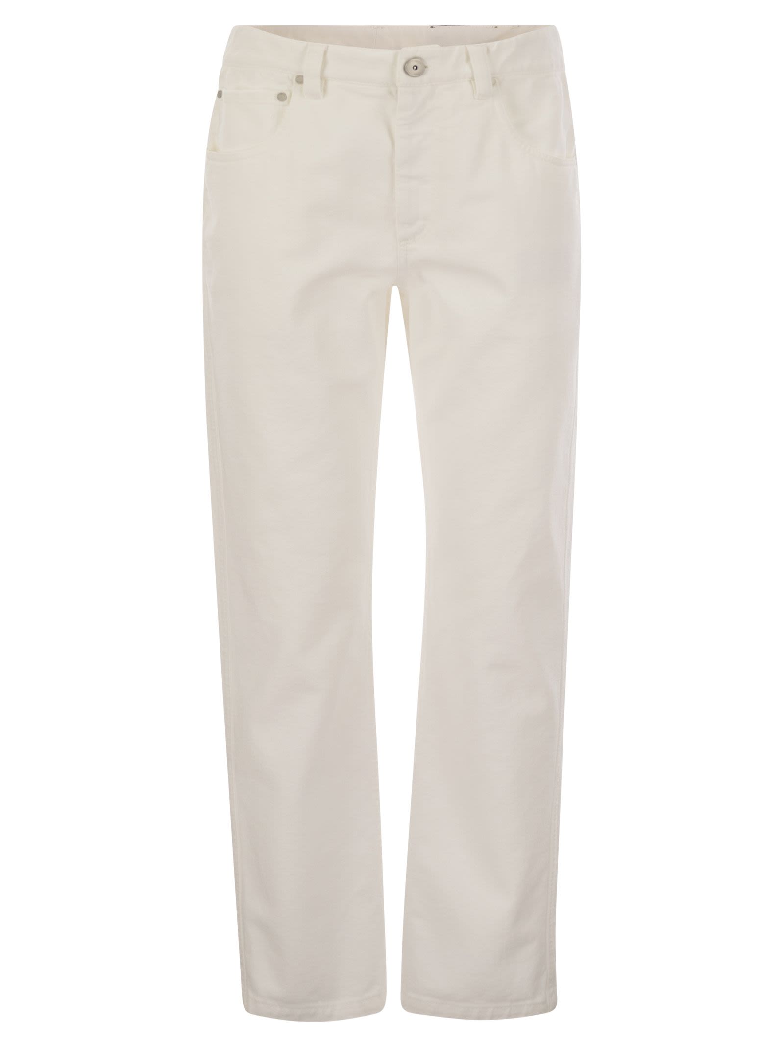 Brunello Cucinelli Women Cotton 5-Pocket Trousers BRUNELLO CUCINELLI