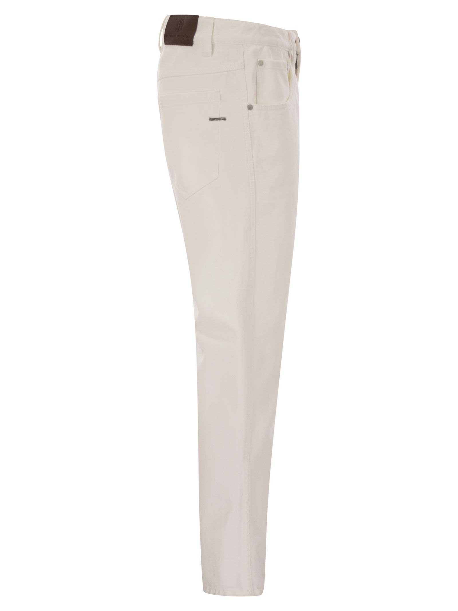 Brunello Cucinelli Women Cotton 5-Pocket Trousers BRUNELLO CUCINELLI
