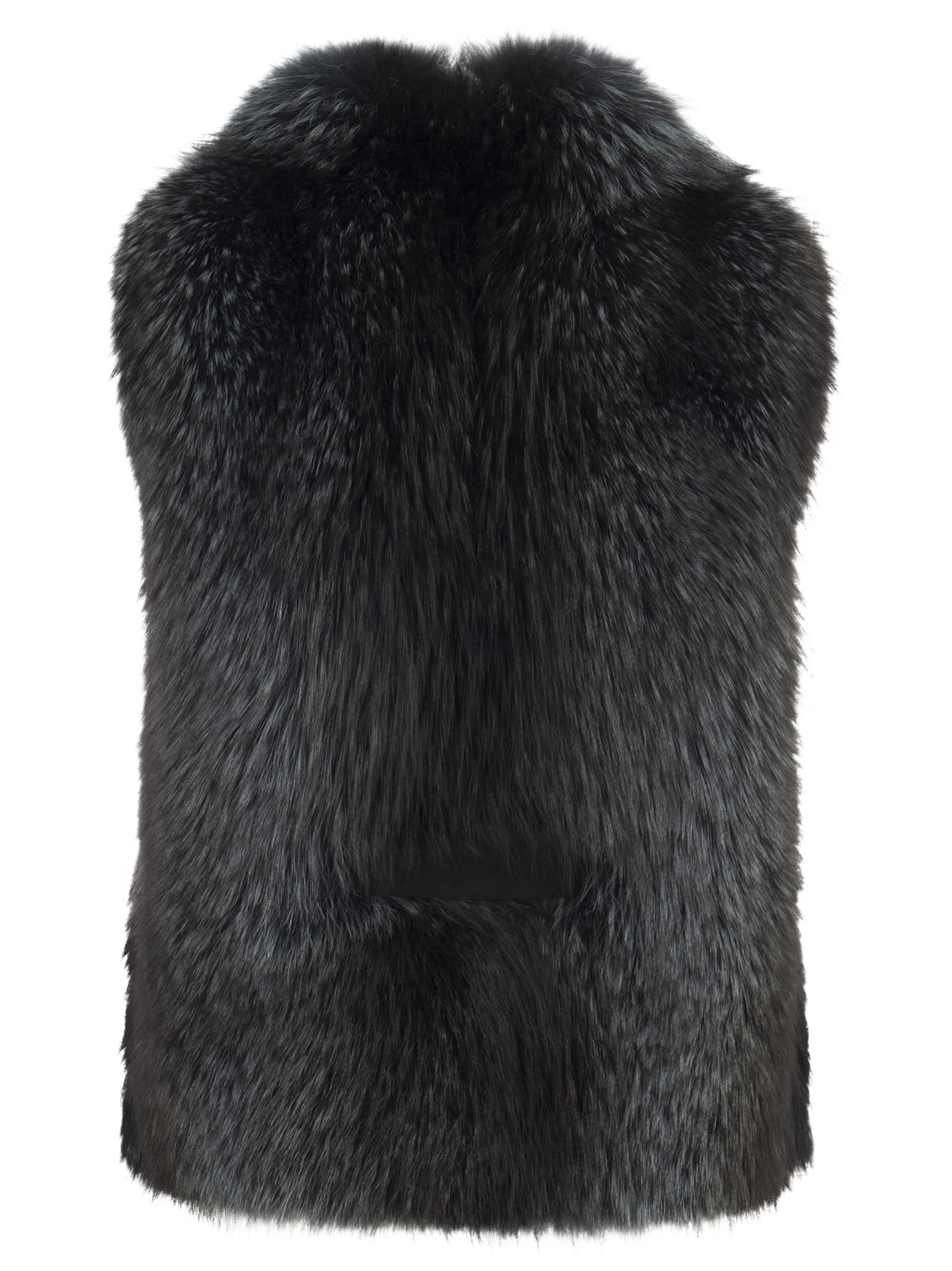 Brunello Cucinelli Women Fox Fur Vest BRUNELLO CUCINELLI
