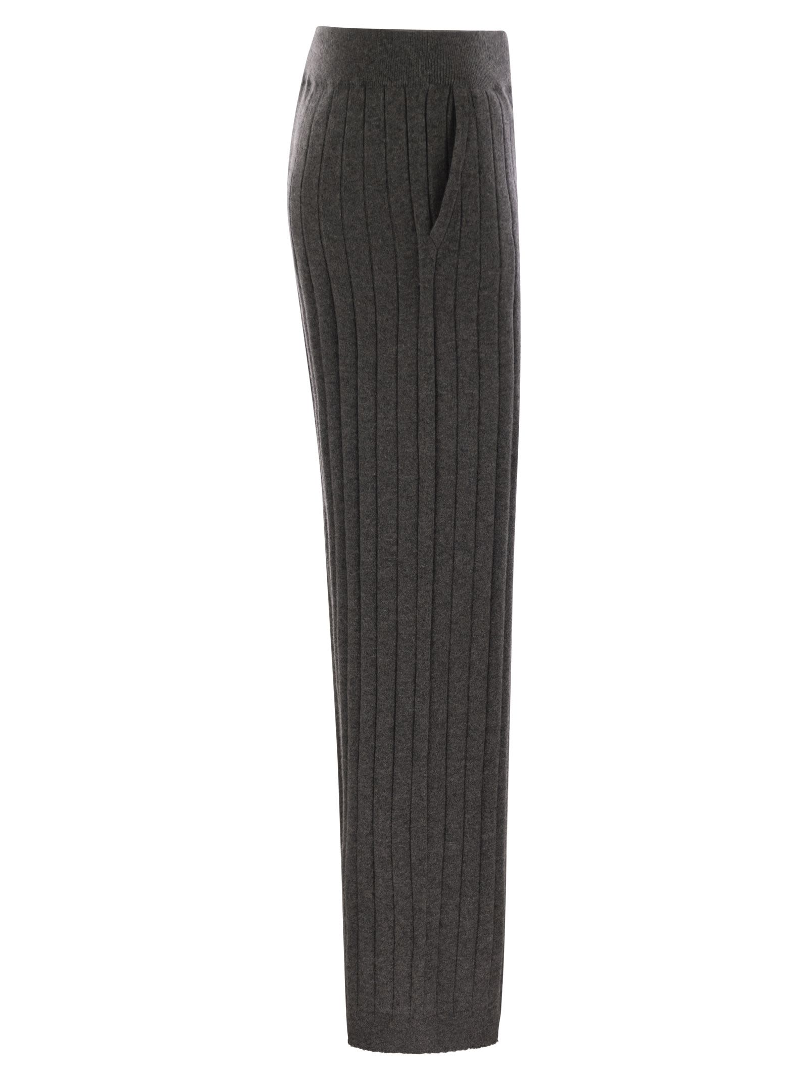 Brunello Cucinelli Women Cashmere Knit Trousers BRUNELLO CUCINELLI