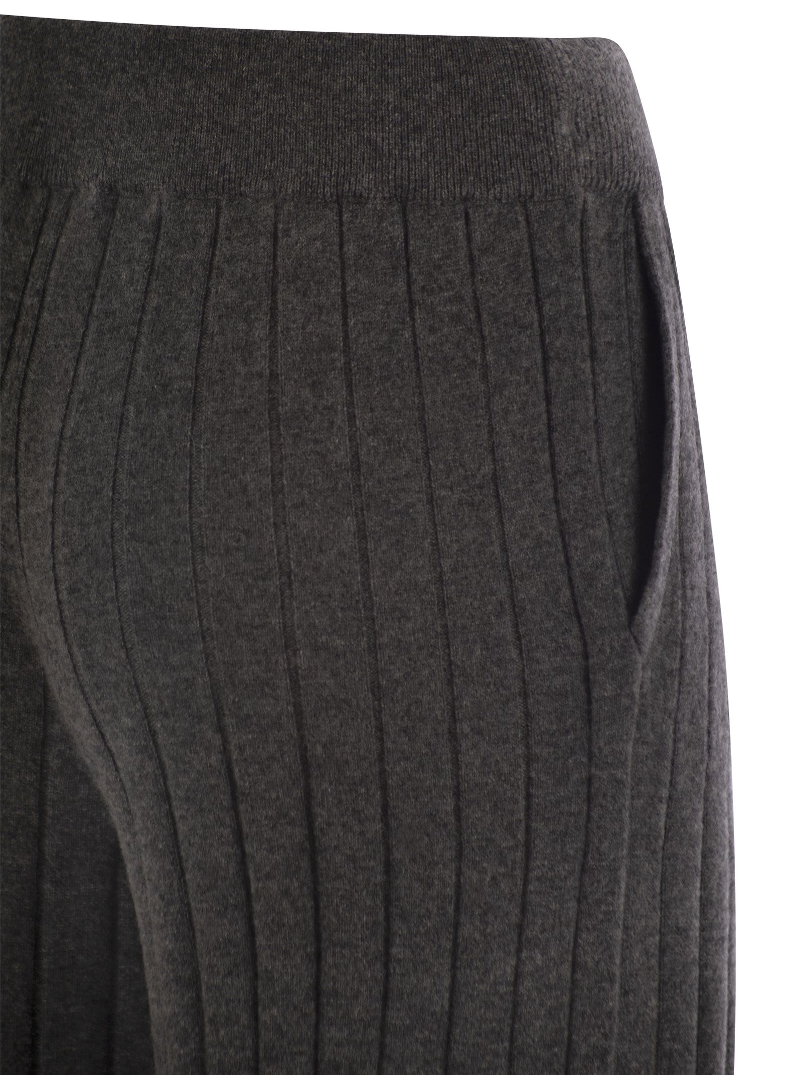 Brunello Cucinelli Women Cashmere Knit Trousers BRUNELLO CUCINELLI