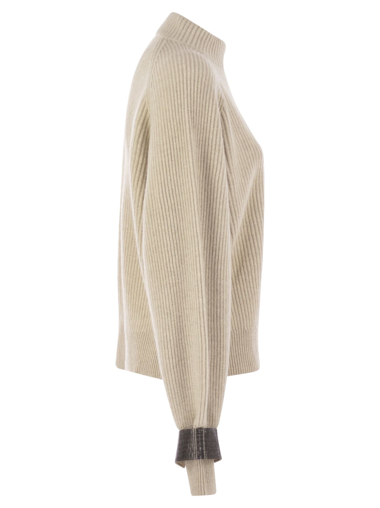 Brunello Cucinelli Women Cashmere Sweater With Shiny Detail BRUNELLO CUCINELLI