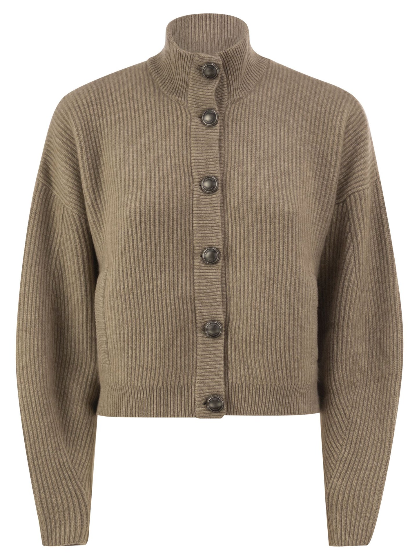 Brunello Cucinelli Women Pure Cashmere English Rib Cardigan BRUNELLO CUCINELLI
