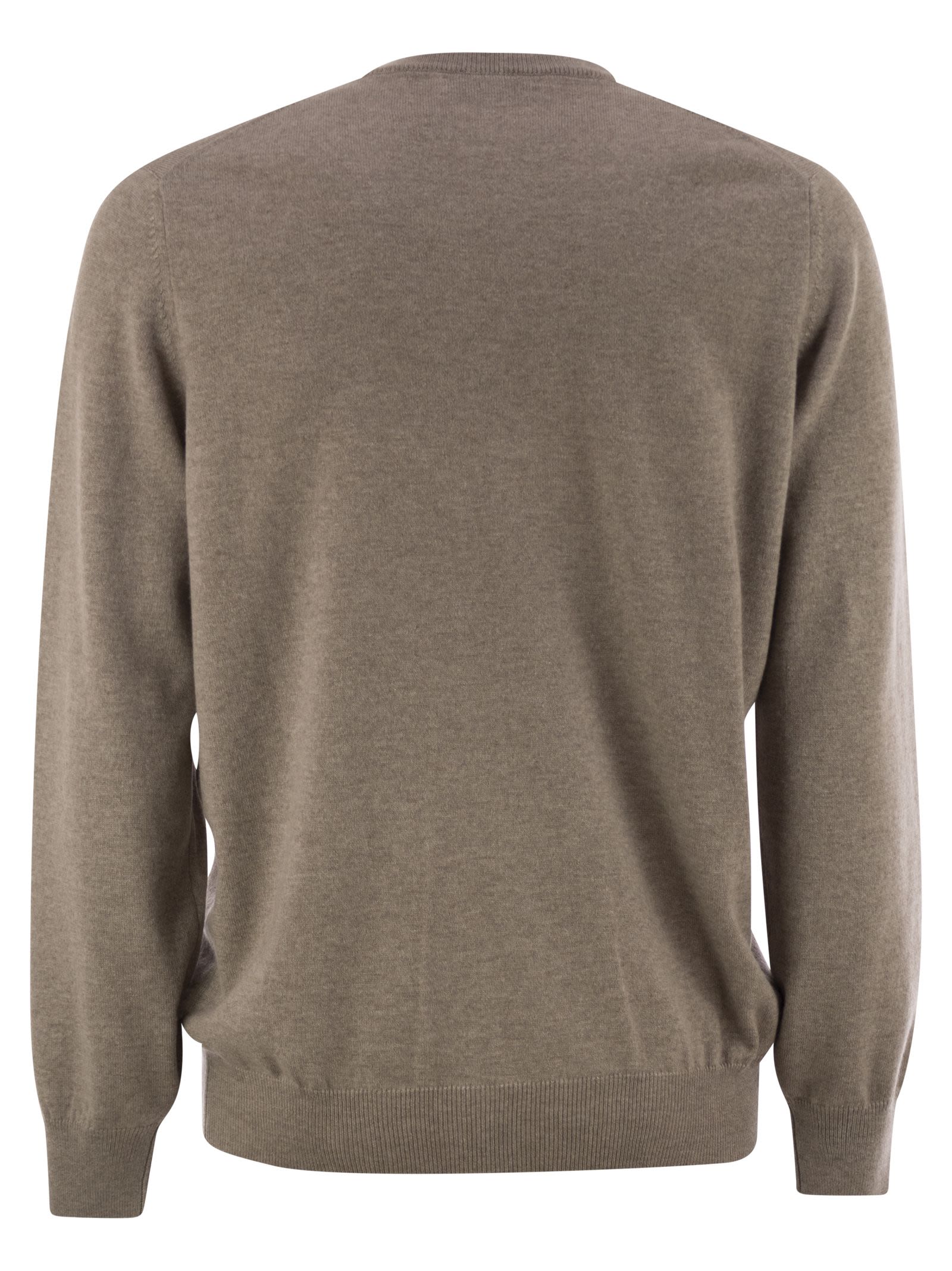 Brunello Cucinelli Men Pure Cashmere Crew-Neck Sweater BRUNELLO CUCINELLI
