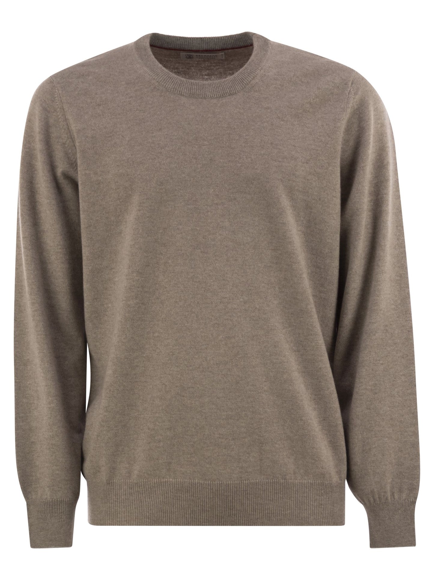 Brunello Cucinelli Men Pure Cashmere Crew-Neck Sweater BRUNELLO CUCINELLI