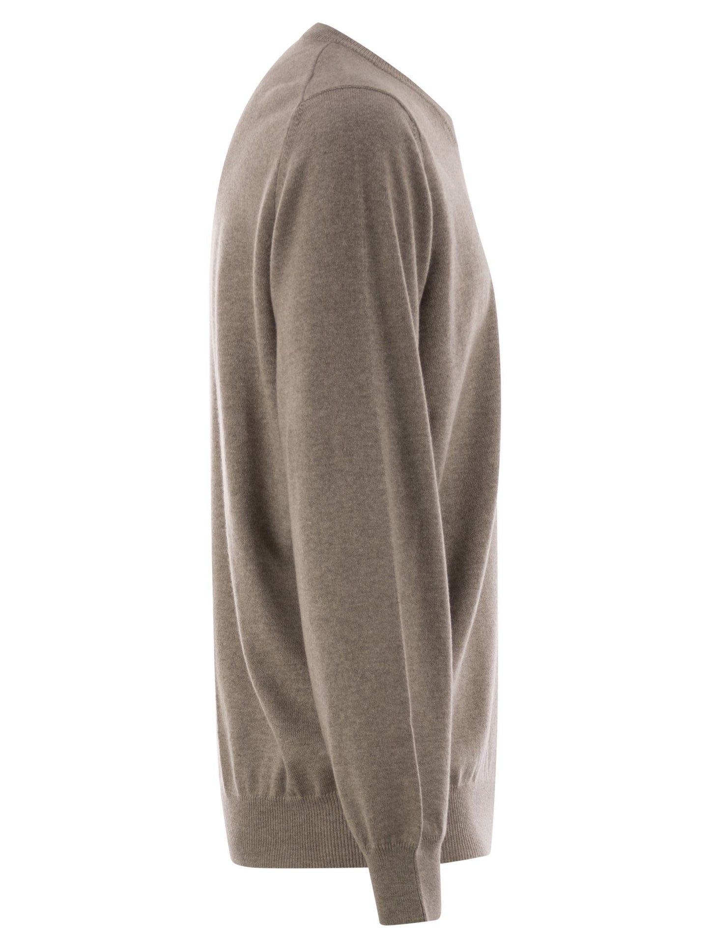 Brunello Cucinelli Men Pure Cashmere Crew-Neck Sweater BRUNELLO CUCINELLI