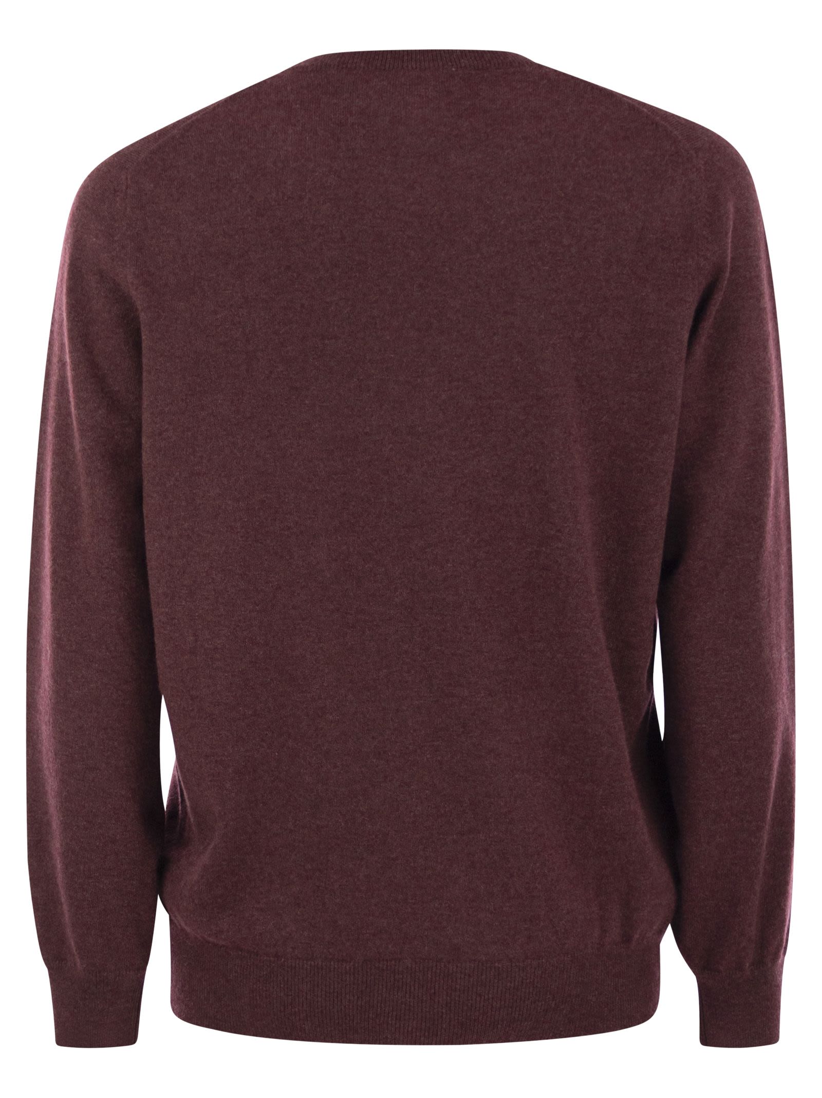 Brunello Cucinelli Men Pure Cashmere Crew-Neck Sweater BRUNELLO CUCINELLI