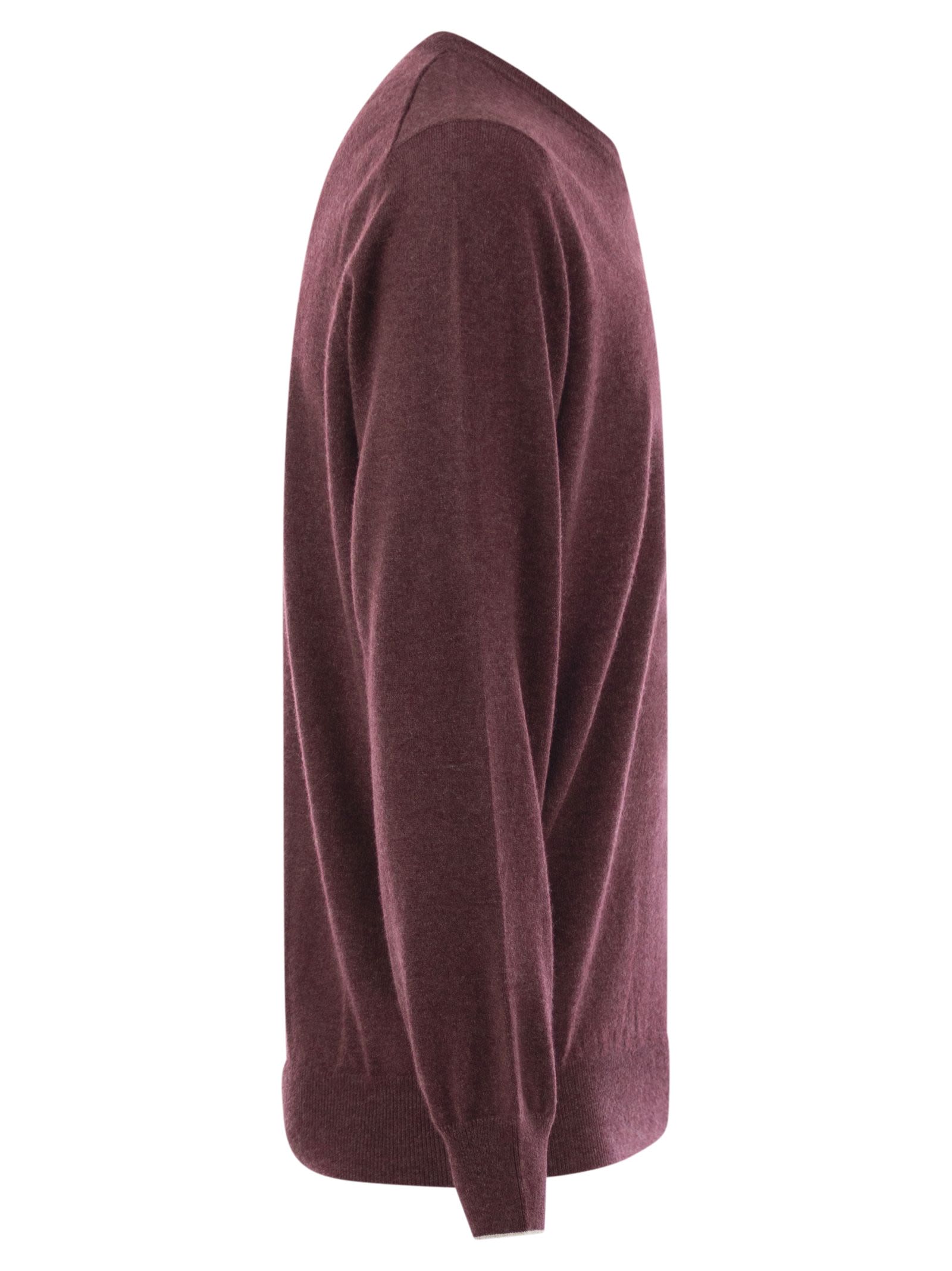 Brunello Cucinelli Men Pure Cashmere Crew-Neck Sweater BRUNELLO CUCINELLI