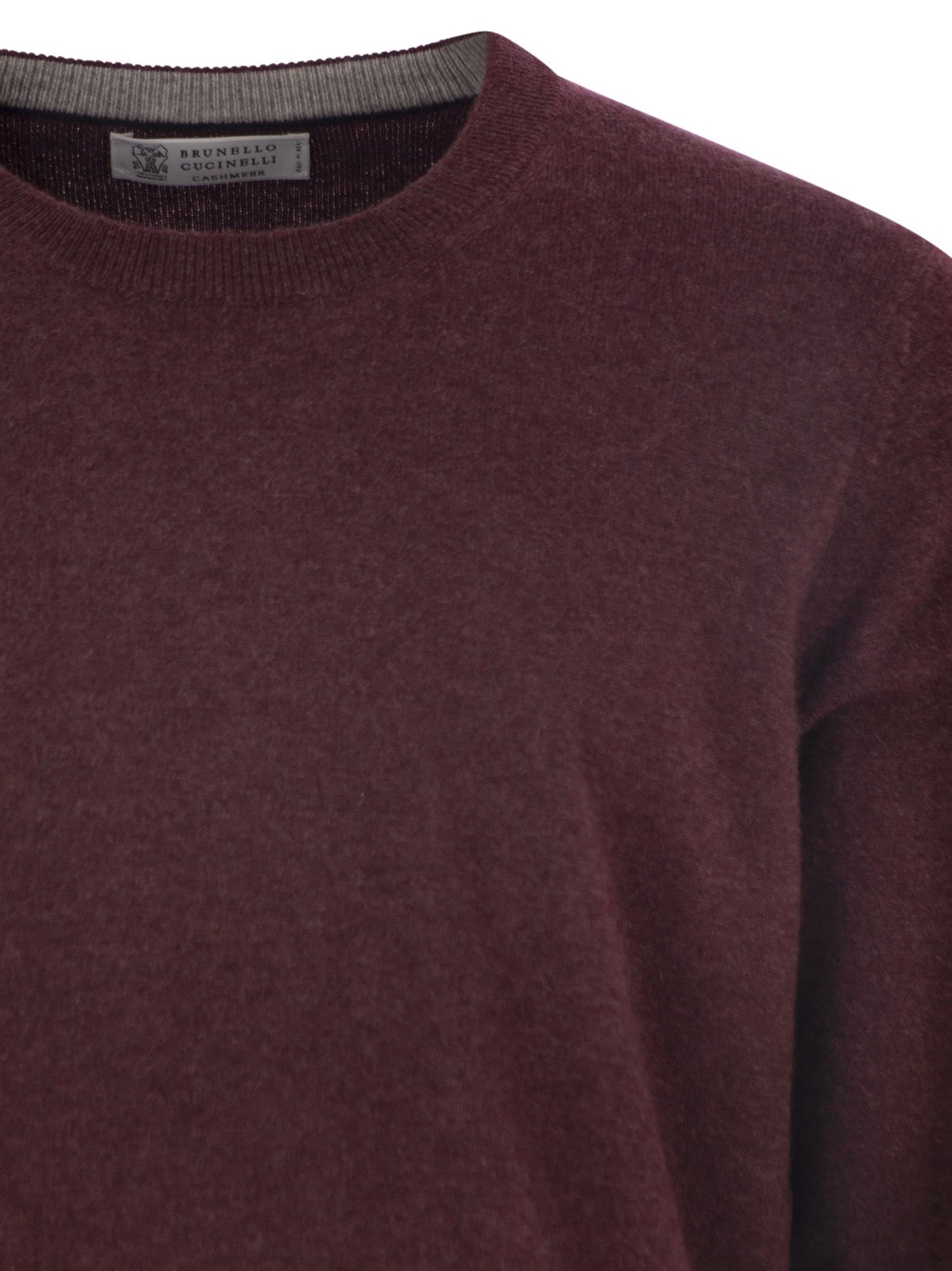 Brunello Cucinelli Men Pure Cashmere Crew-Neck Sweater BRUNELLO CUCINELLI