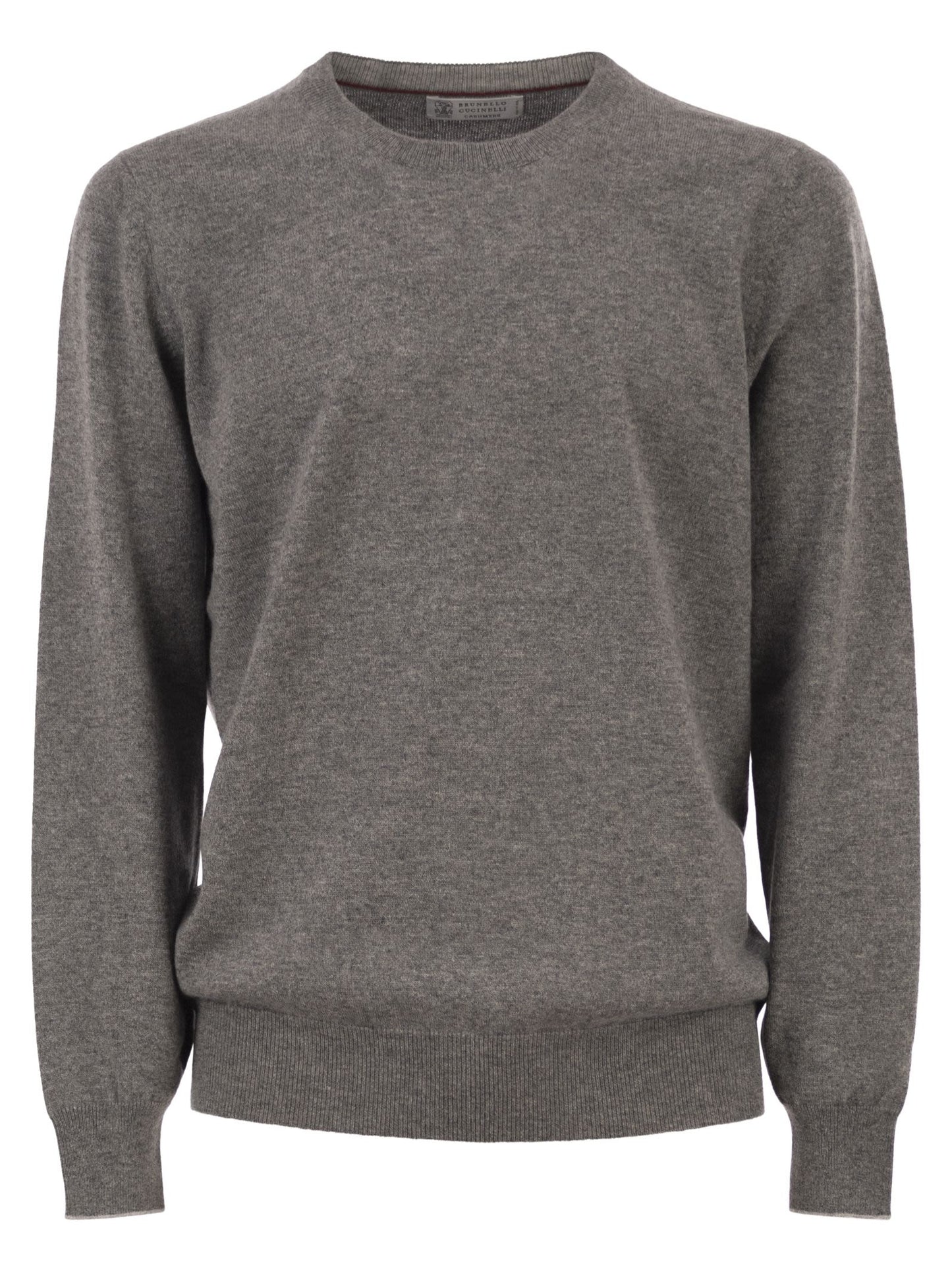 Brunello Cucinelli Men Pure Cashmere Crew-Neck Sweater BRUNELLO CUCINELLI