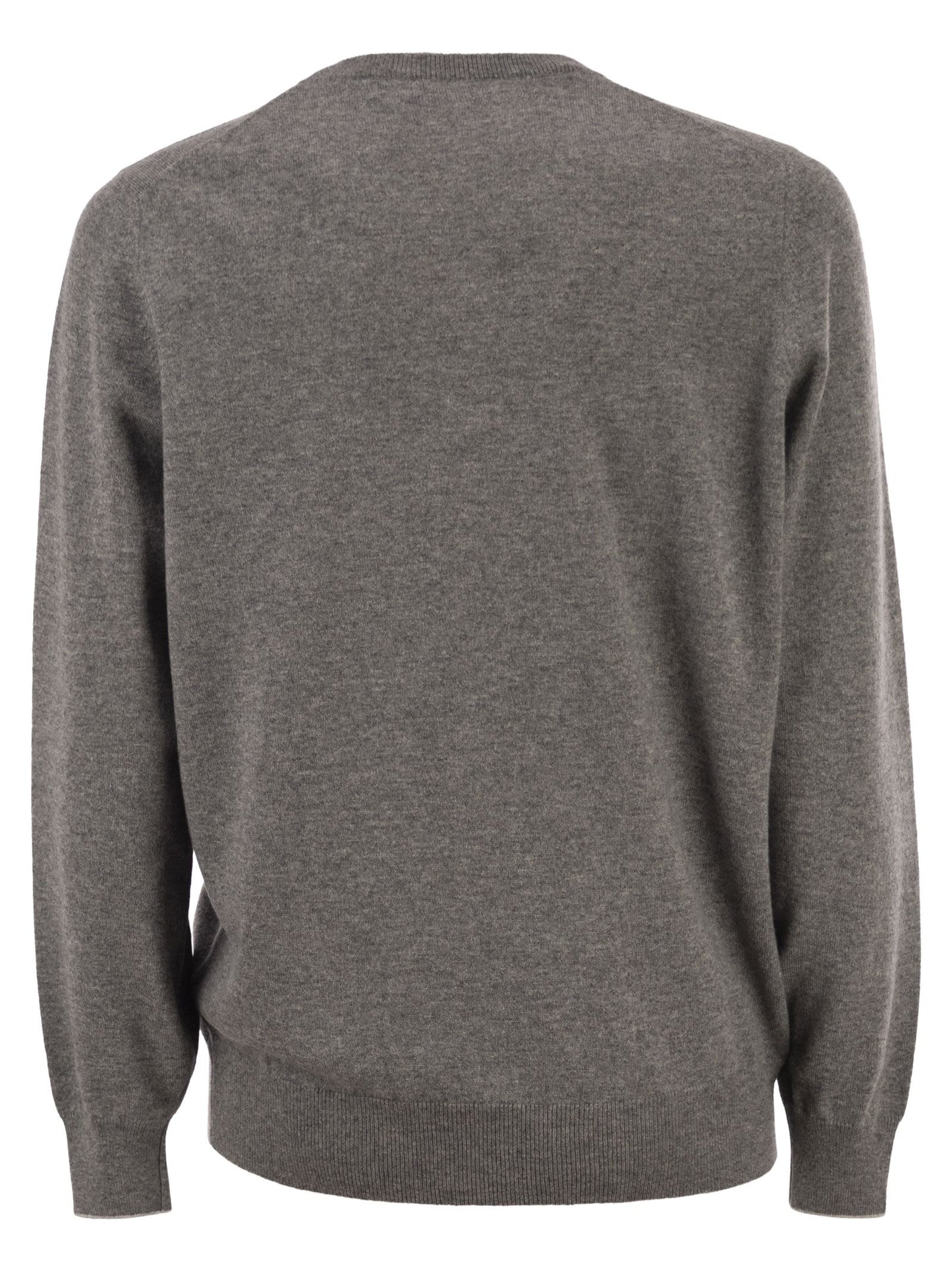 Brunello Cucinelli Men Pure Cashmere Crew-Neck Sweater BRUNELLO CUCINELLI