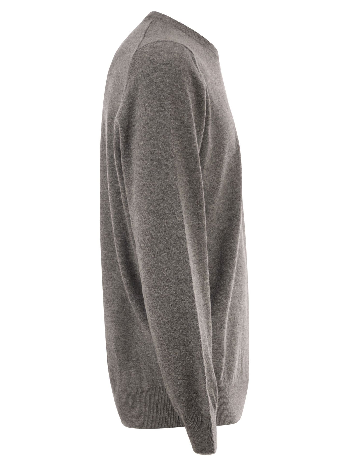 Brunello Cucinelli Men Pure Cashmere Crew-Neck Sweater BRUNELLO CUCINELLI