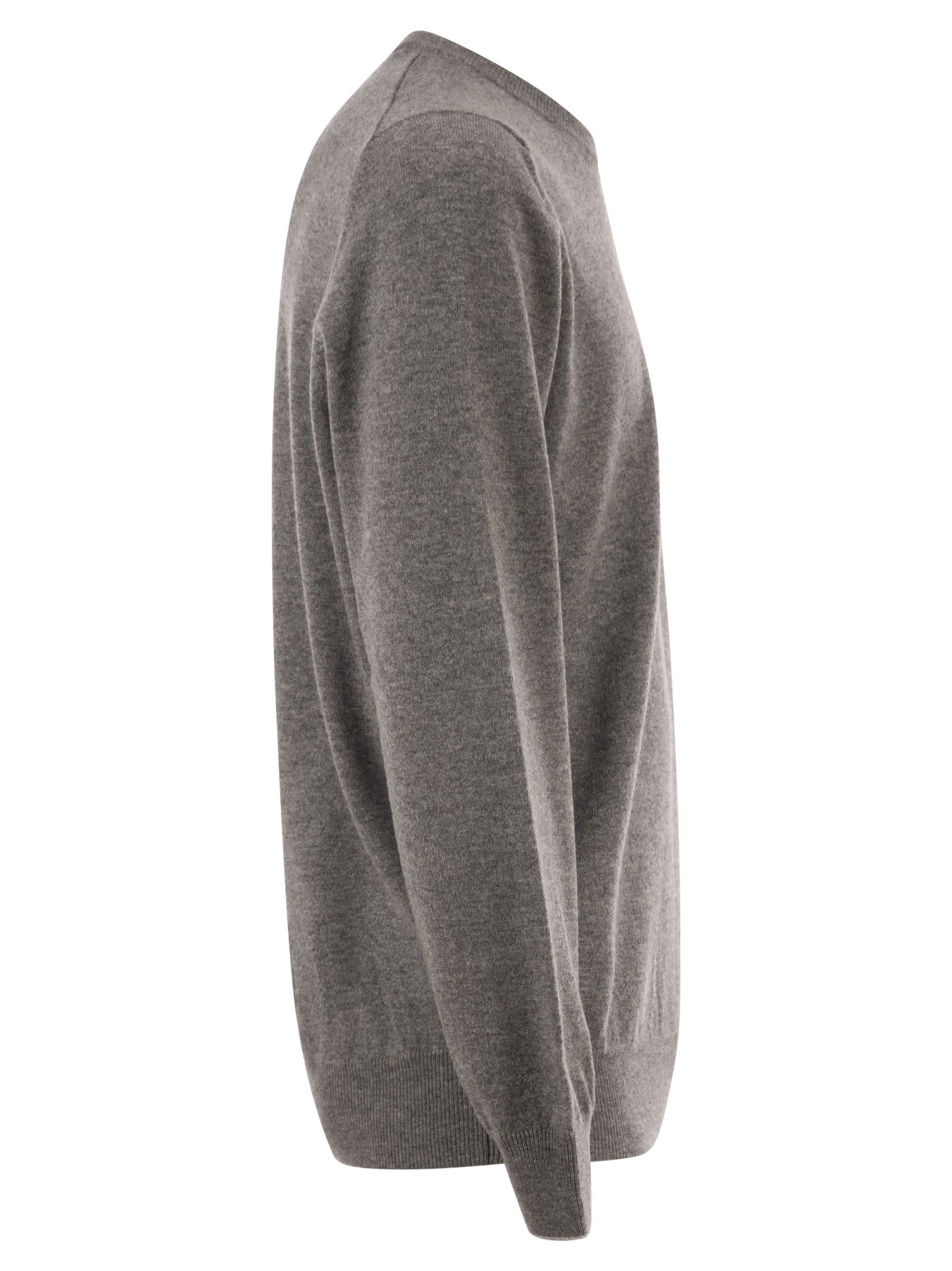 Brunello Cucinelli Men Pure Cashmere Crew-Neck Sweater BRUNELLO CUCINELLI