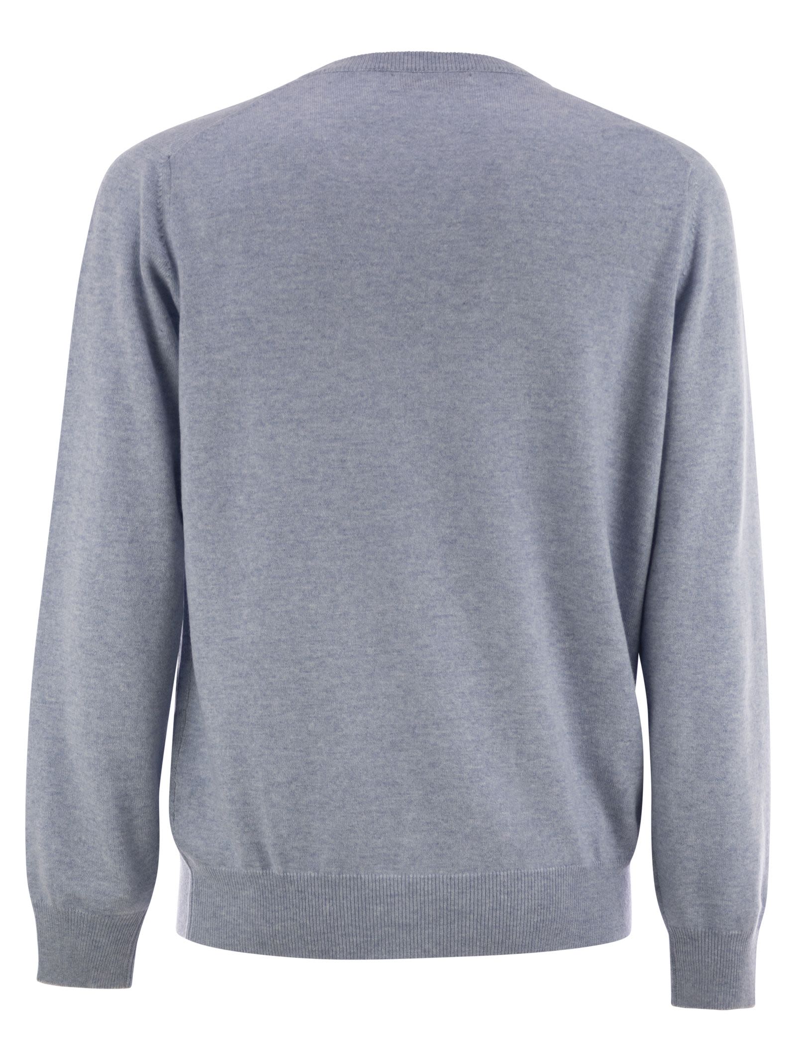 Brunello Cucinelli Men Pure Cashmere Crew-Neck Sweater BRUNELLO CUCINELLI