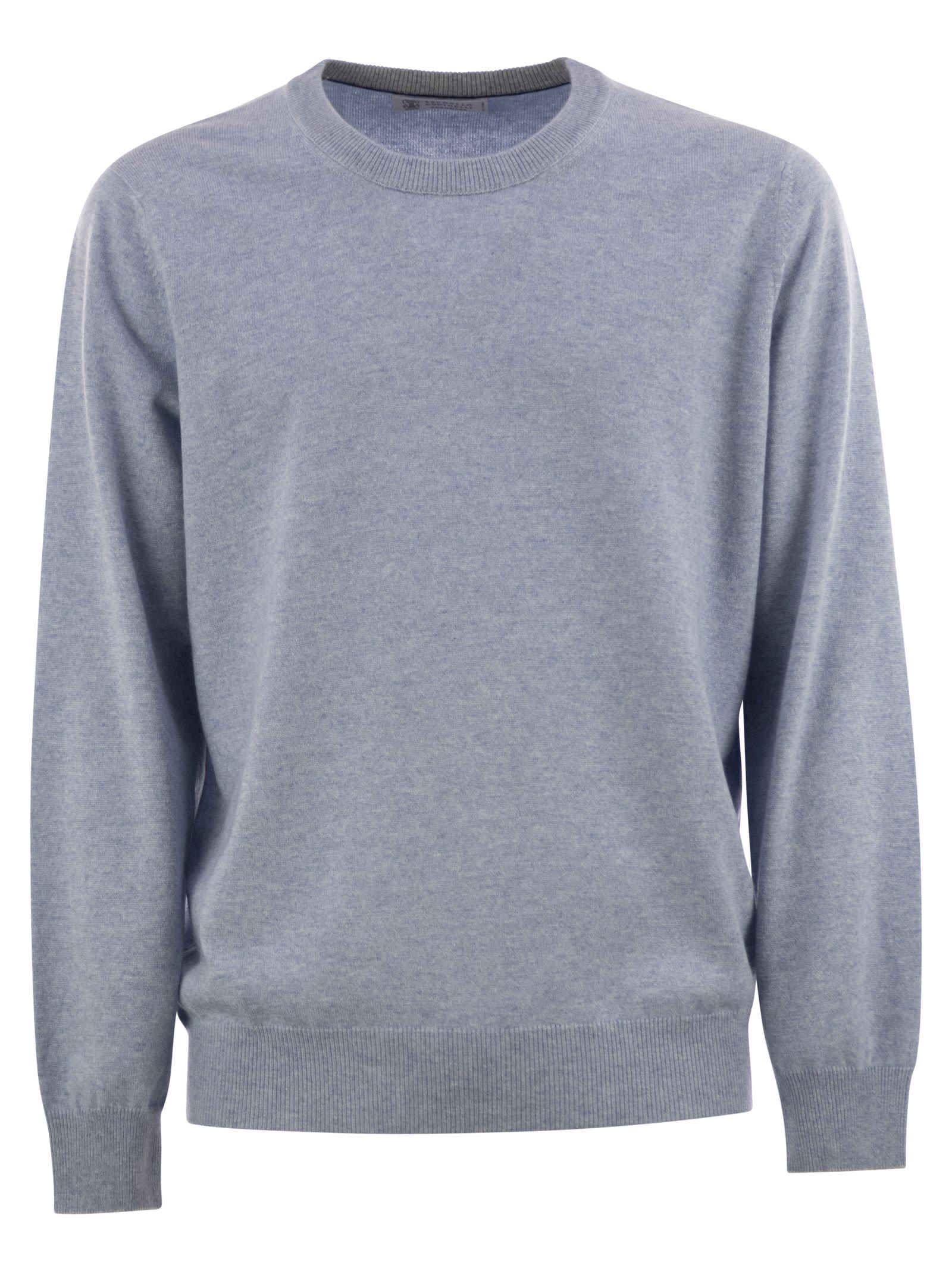 Brunello Cucinelli Men Pure Cashmere Crew-Neck Sweater BRUNELLO CUCINELLI