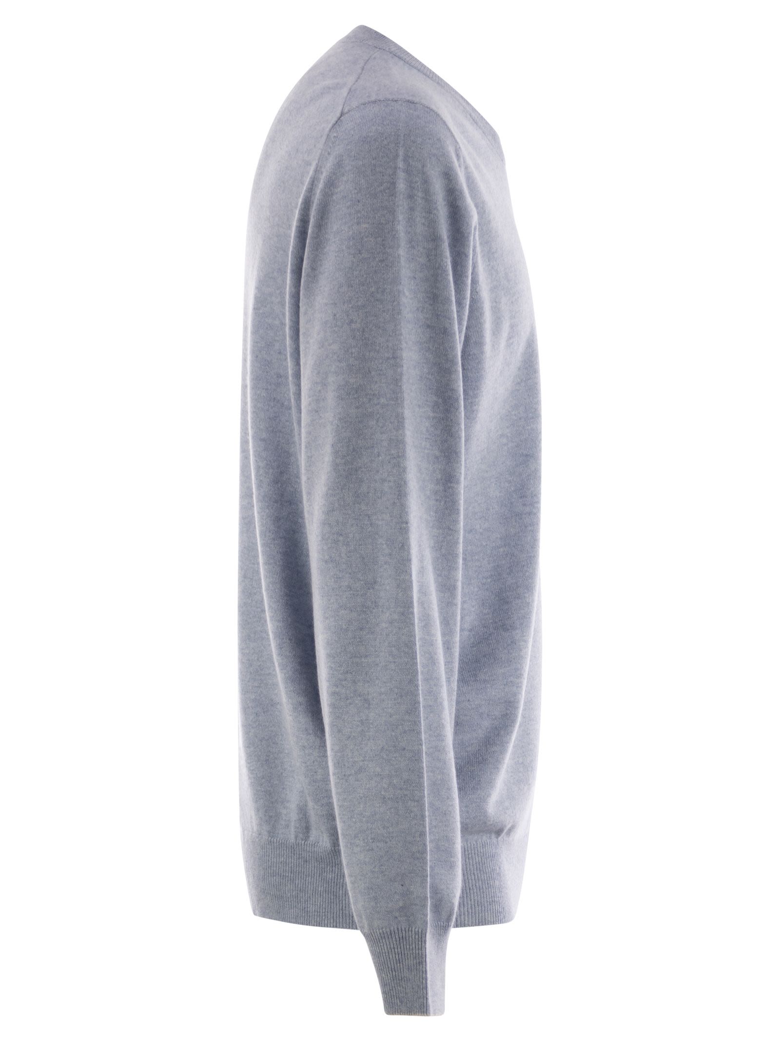 Brunello Cucinelli Men Pure Cashmere Crew-Neck Sweater BRUNELLO CUCINELLI