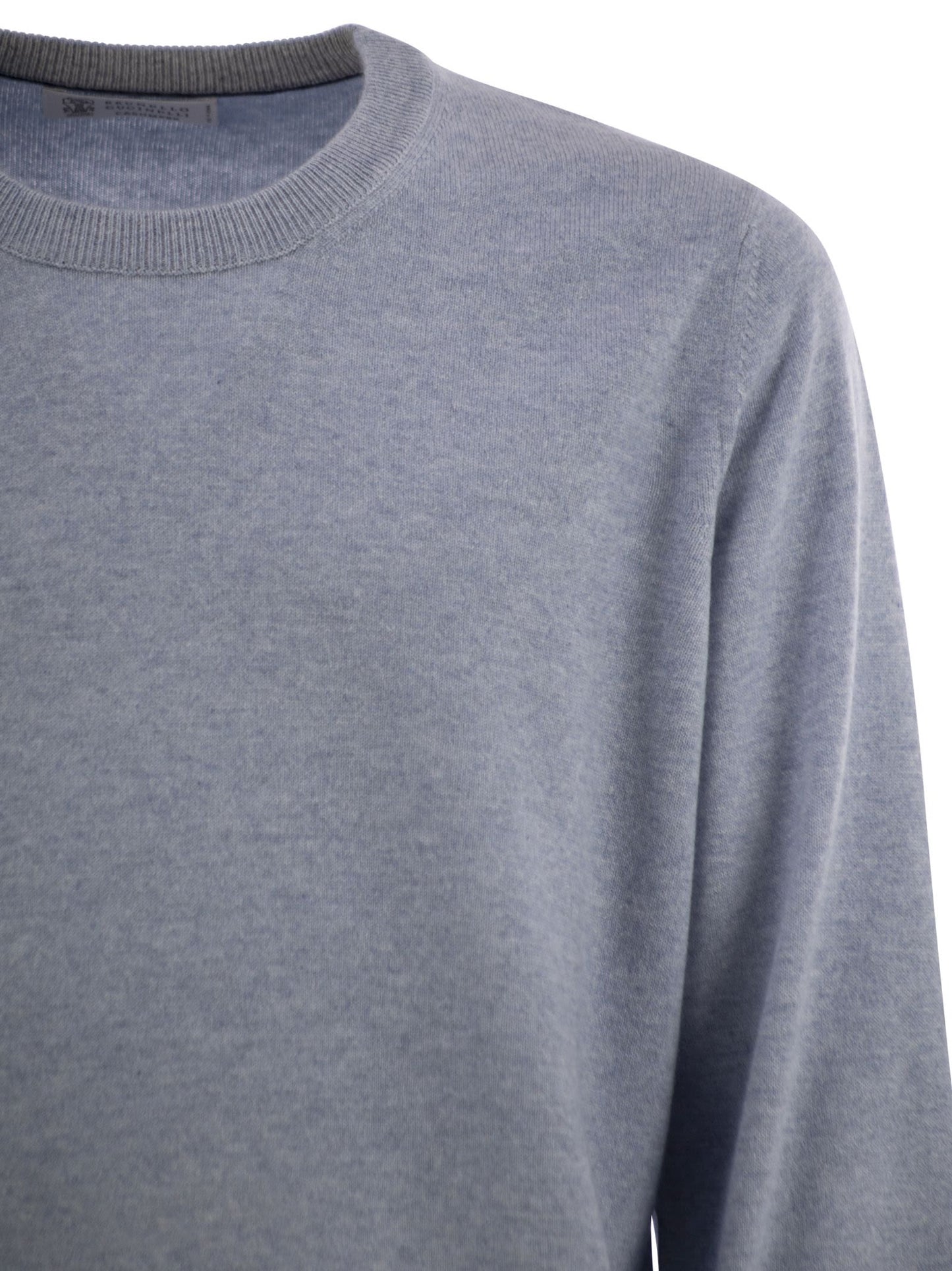 Brunello Cucinelli Men Pure Cashmere Crew-Neck Sweater BRUNELLO CUCINELLI
