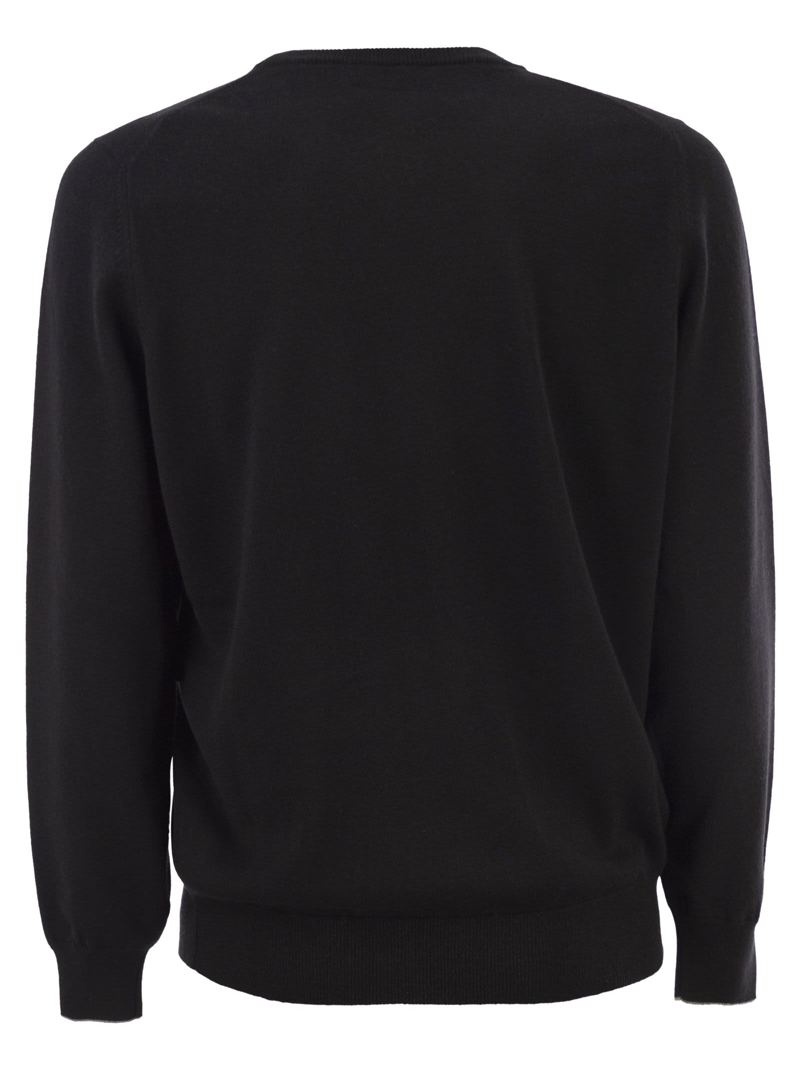 Brunello Cucinelli Men Pure Cashmere Crew-Neck Sweater BRUNELLO CUCINELLI