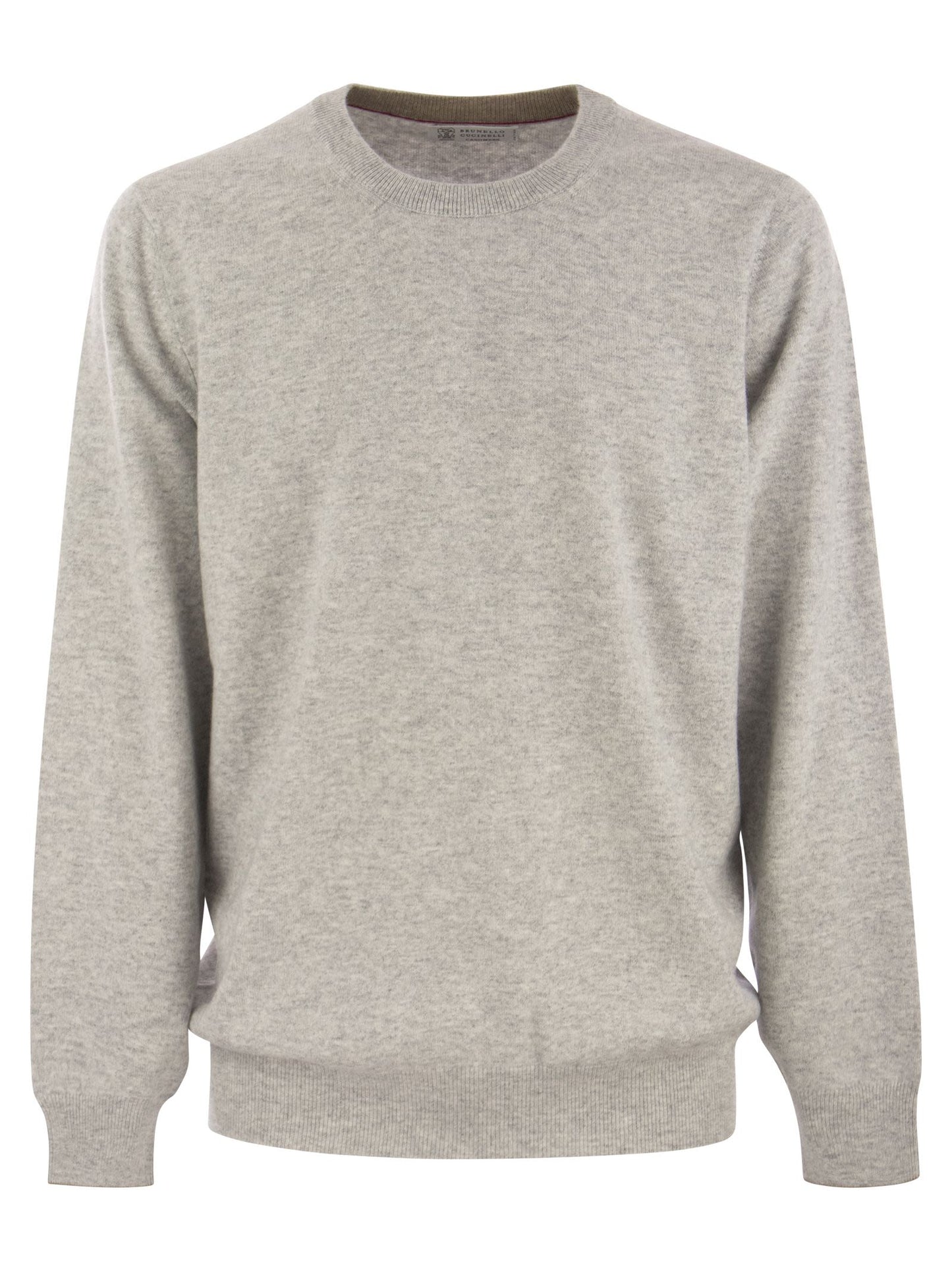Brunello Cucinelli Men Pure Cashmere Crew-Neck Sweater BRUNELLO CUCINELLI