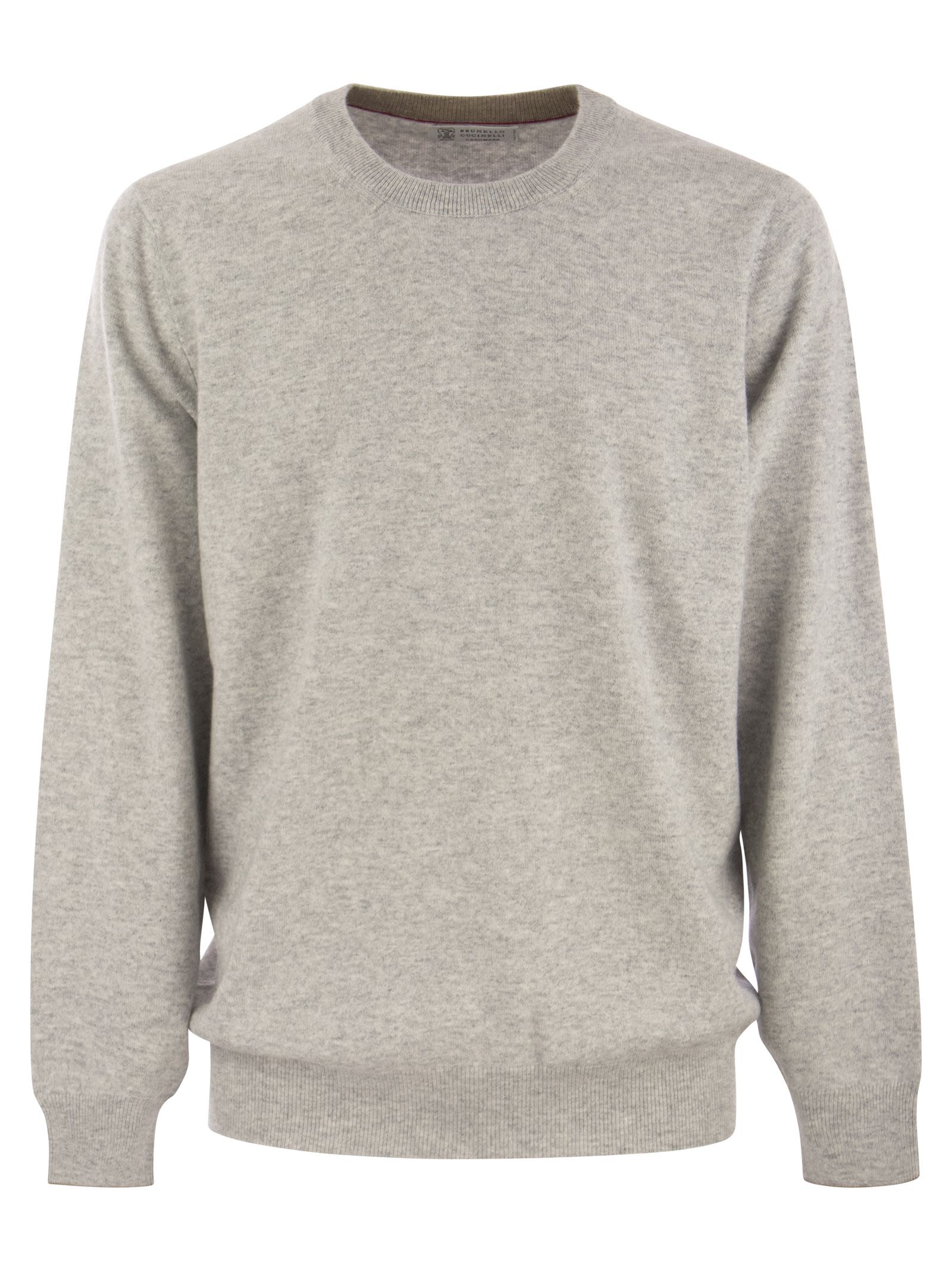 Brunello Cucinelli Men Pure Cashmere Crew-Neck Sweater BRUNELLO CUCINELLI