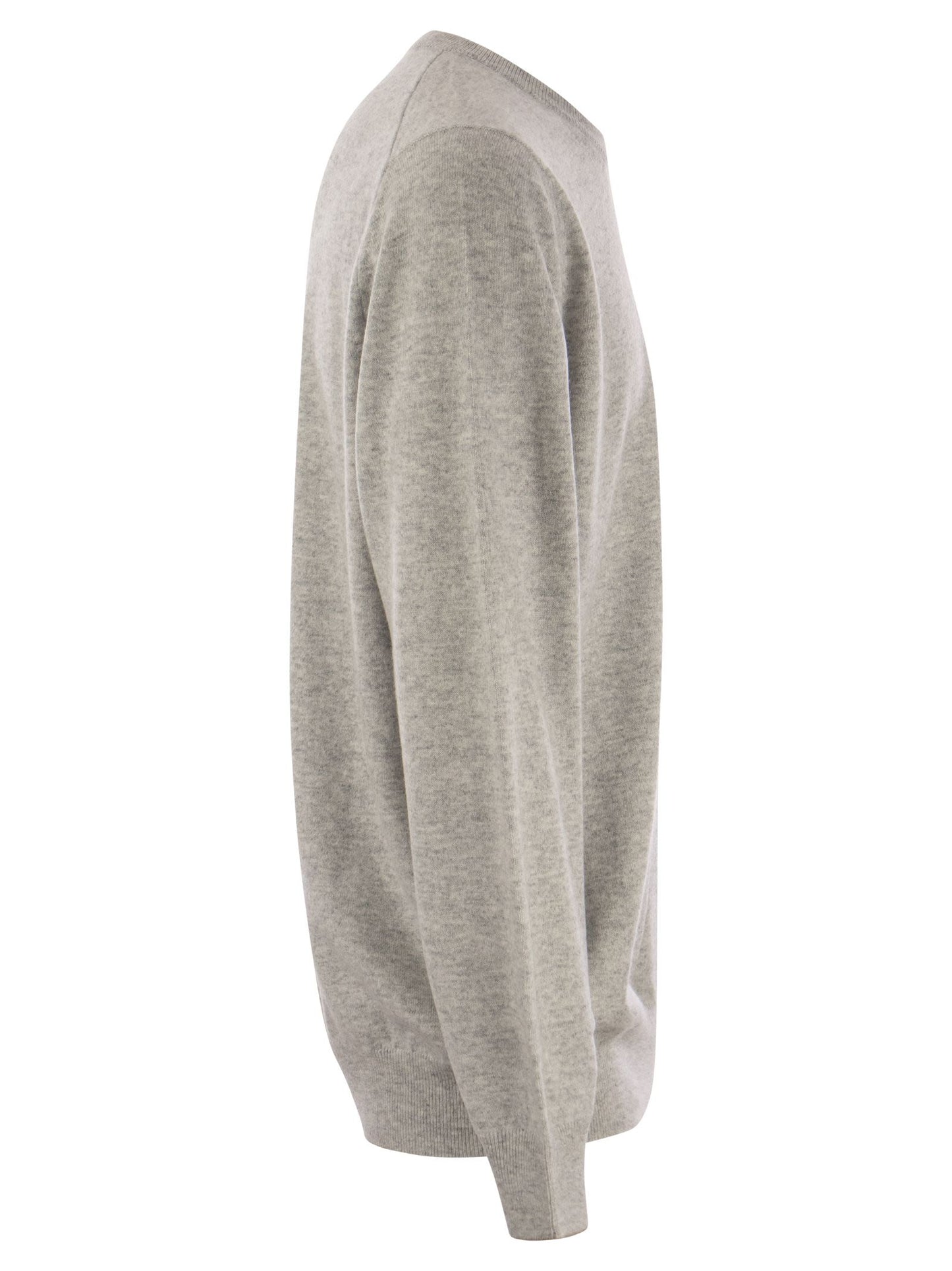 Brunello Cucinelli Men Pure Cashmere Crew-Neck Sweater BRUNELLO CUCINELLI