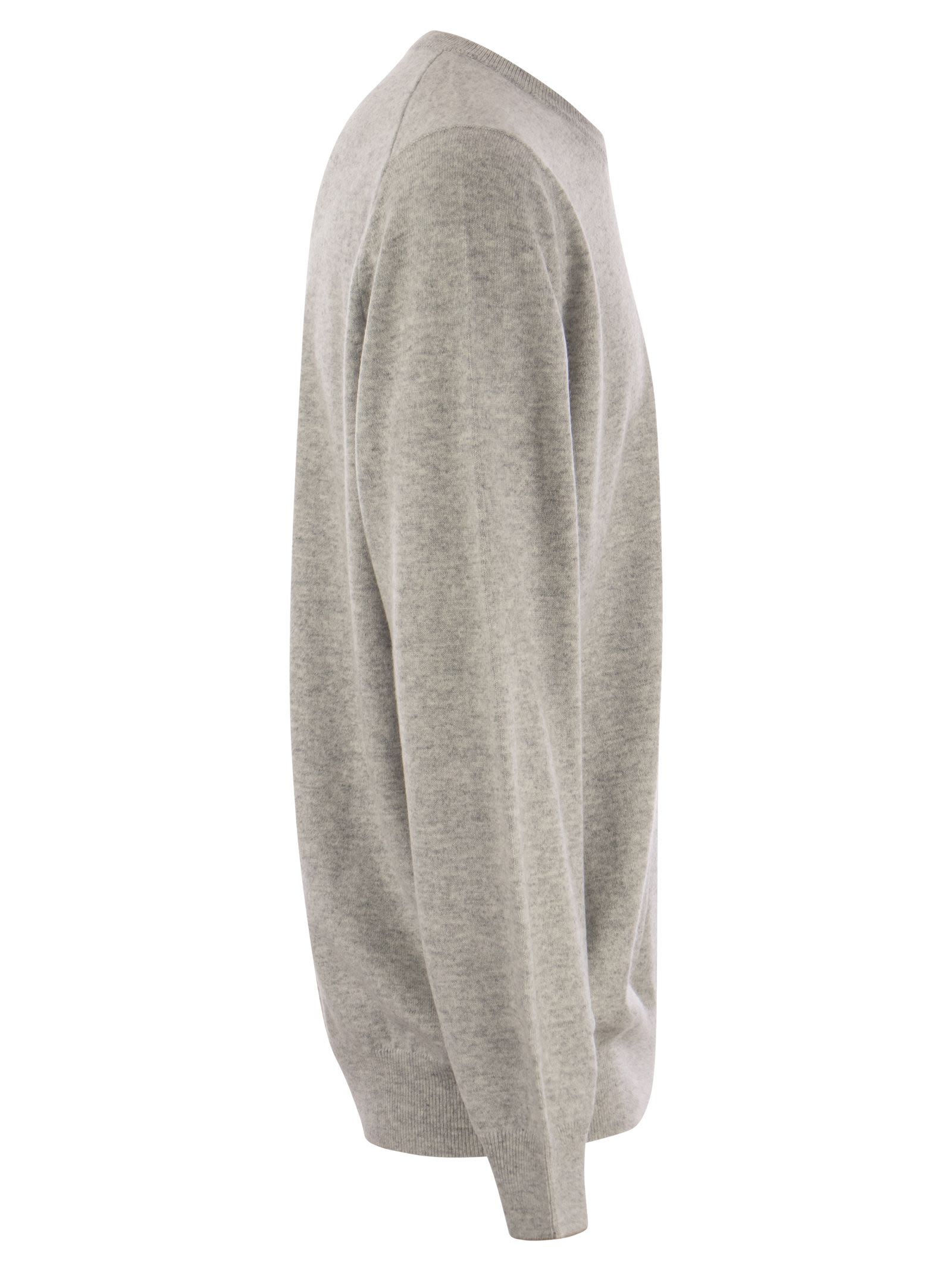 Brunello Cucinelli Men Pure Cashmere Crew-Neck Sweater BRUNELLO CUCINELLI